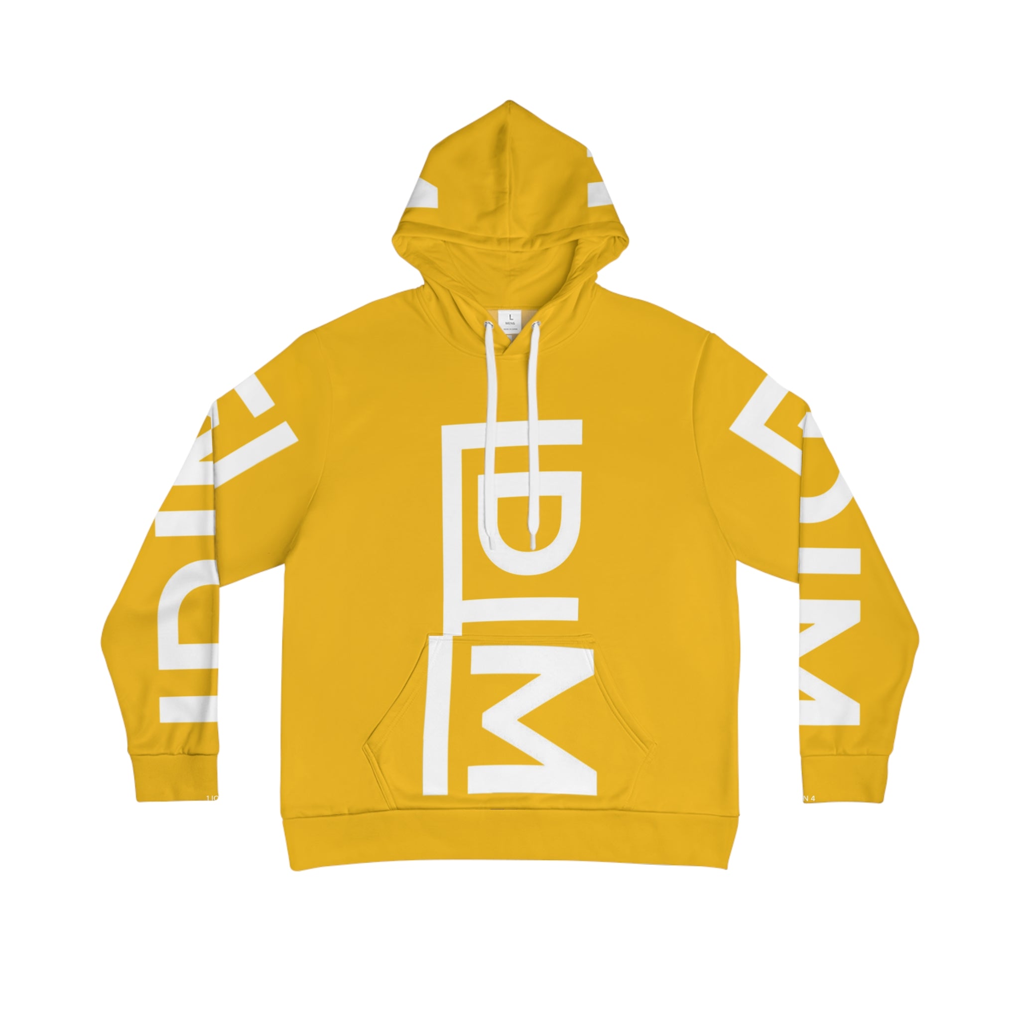 Love Died Loving Me - Unisex Logo Hoodie (Gold/White)