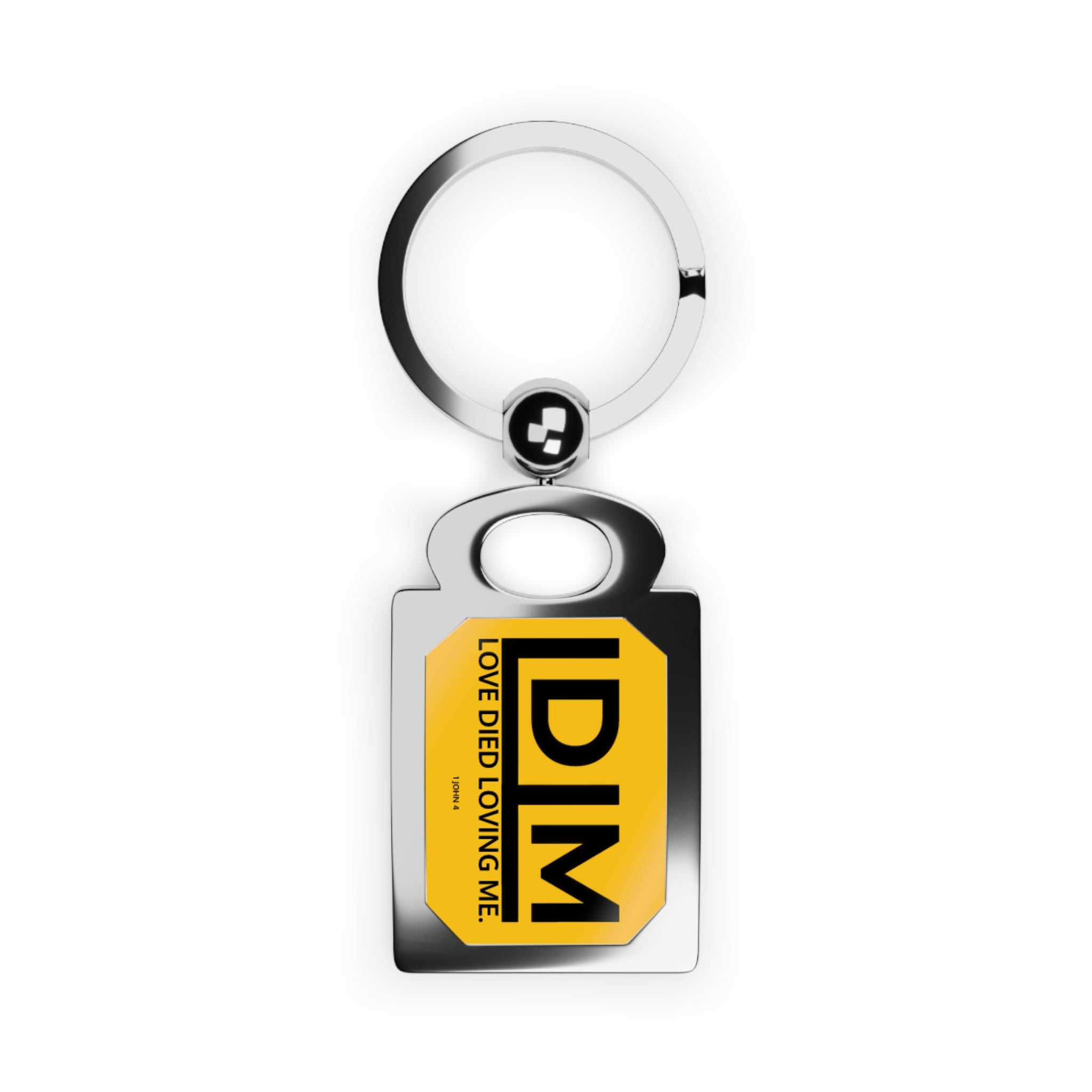 Love Died Loving Me - Keychain (Gold/Black)