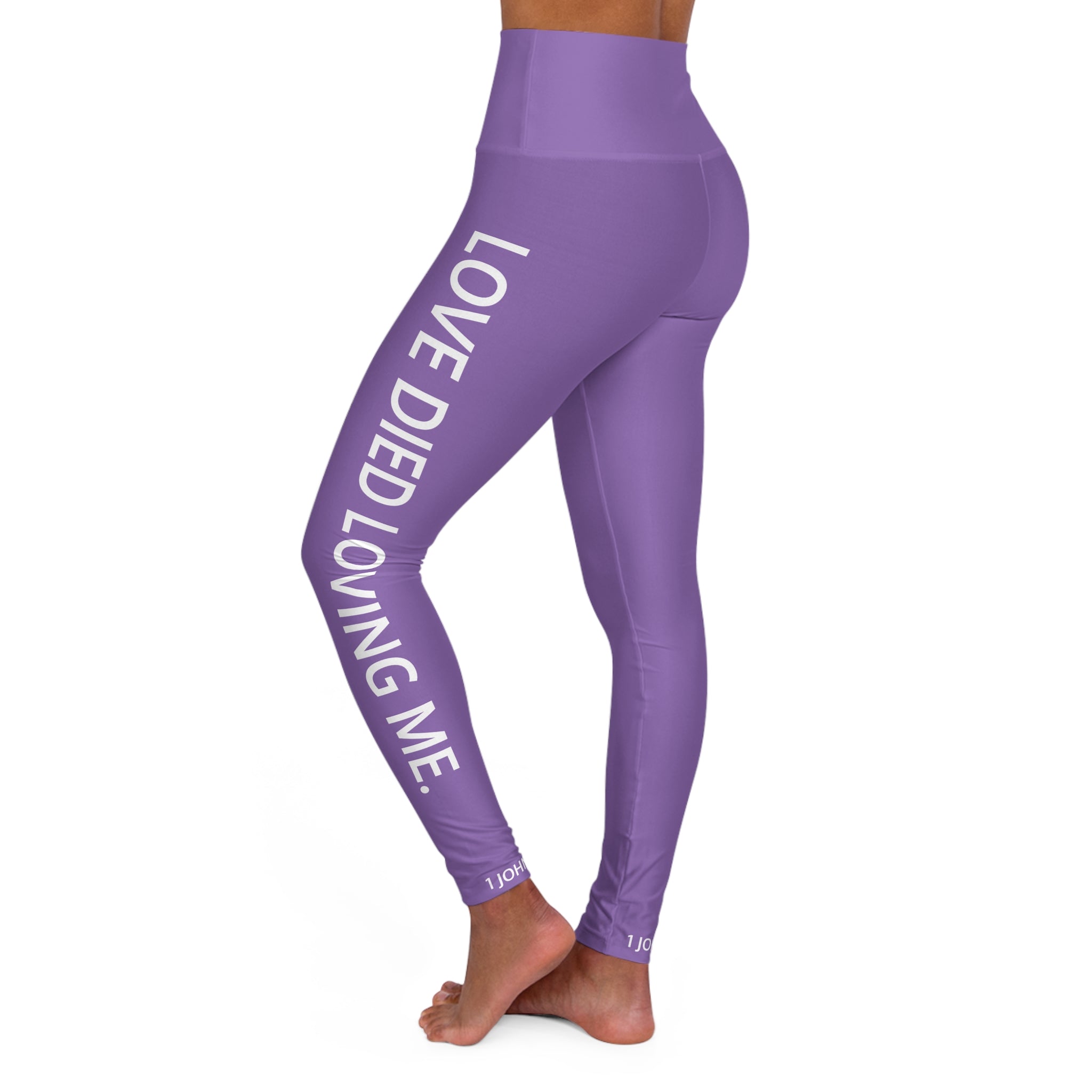 Love Died Loving Me - Women's Leggings (Lavender)