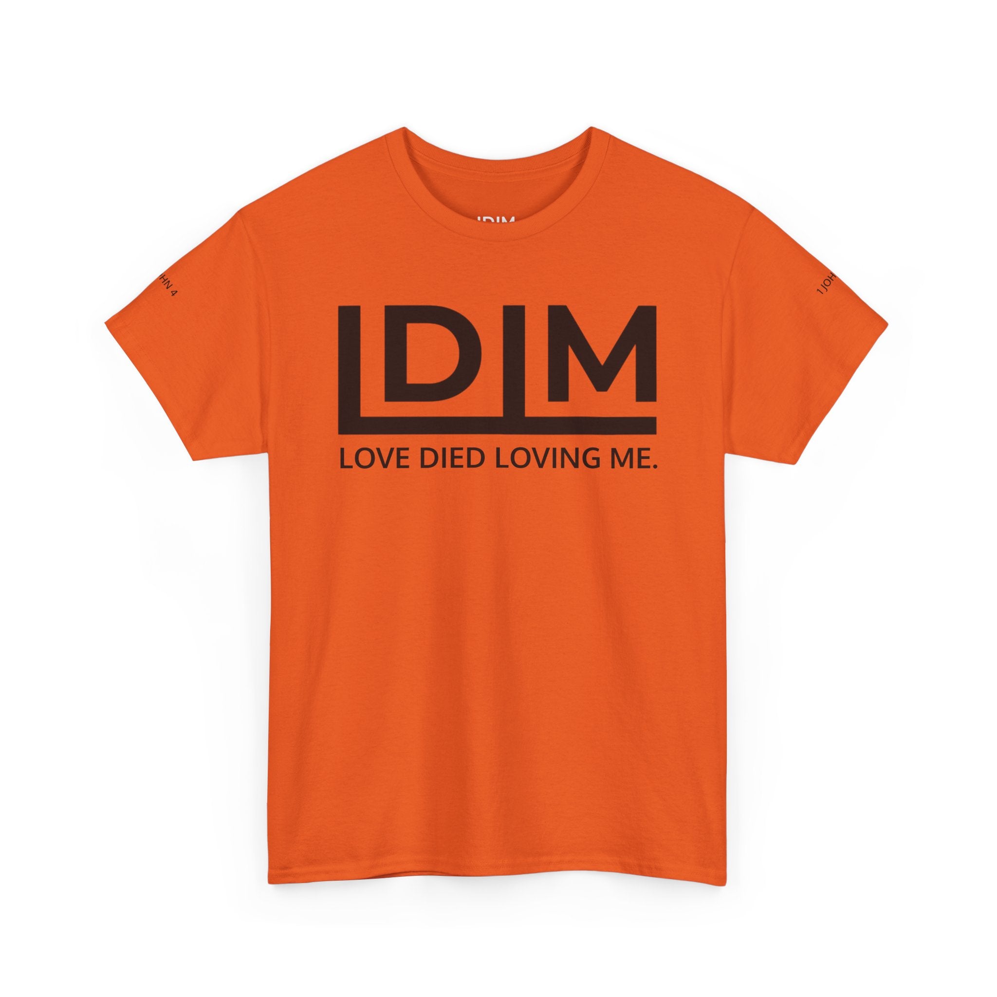 Love Died Loving Me - Unisex Tee (Black Horiz Logo)