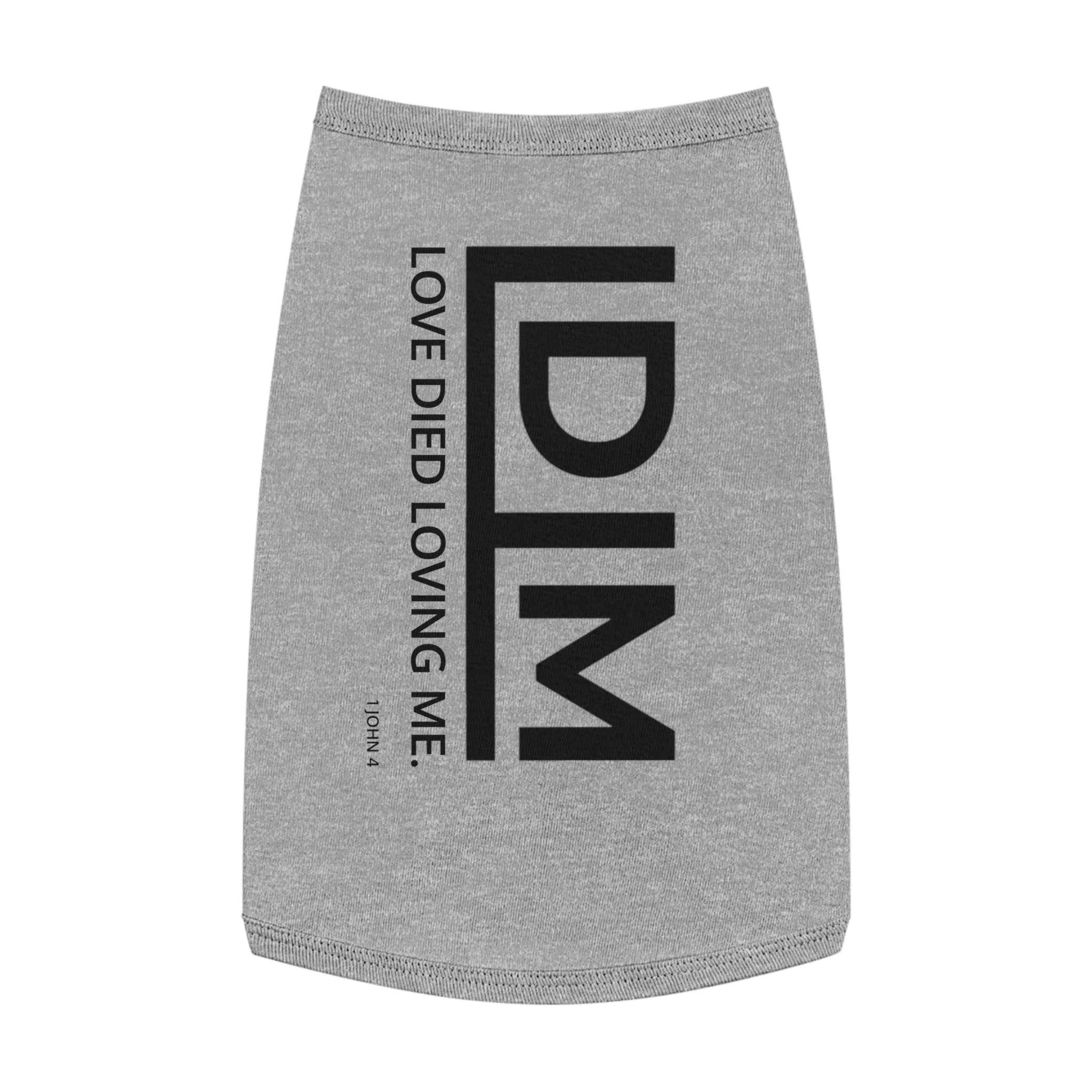 Love Died Loving Me - Pet Tank Top (Black Logo)