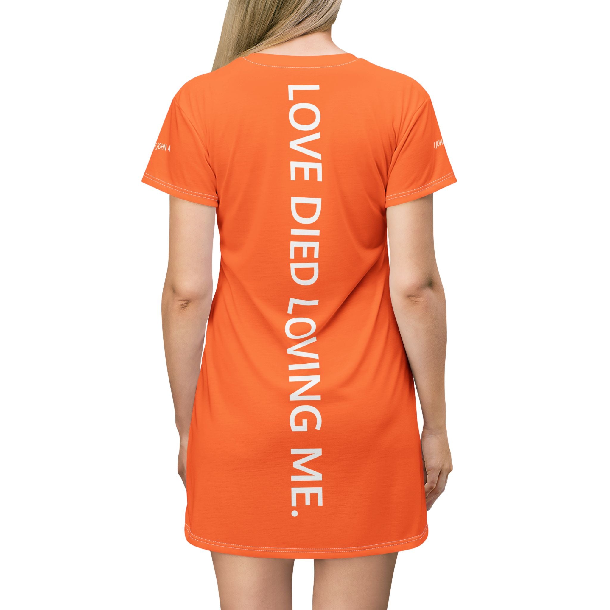 Love Died Loving Me - T-Shirt Dress (Crusta)