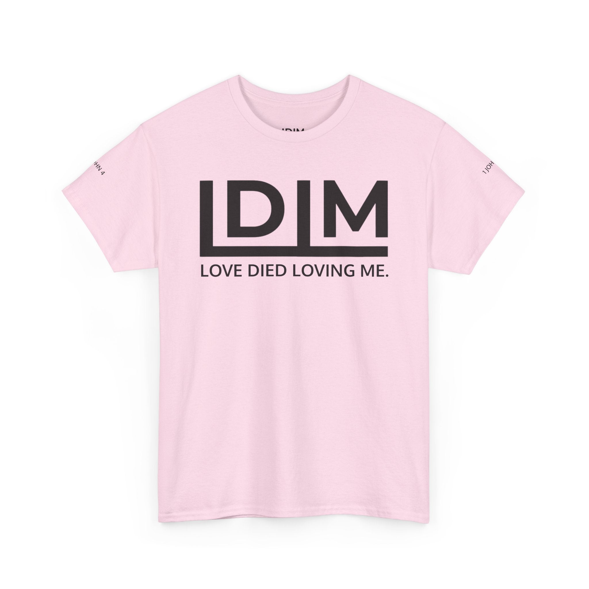 Love Died Loving Me - Unisex Tee (Black Horiz Logo)