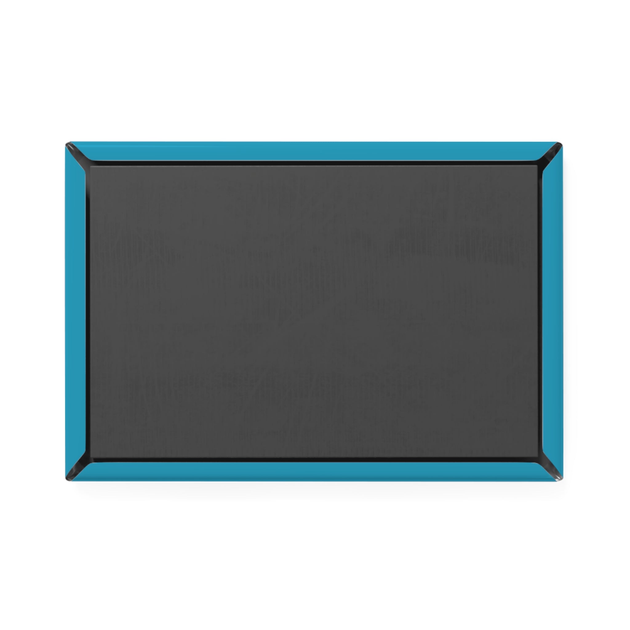 Love Died Loving Me - Fridge Magnet (Turquoise/White)