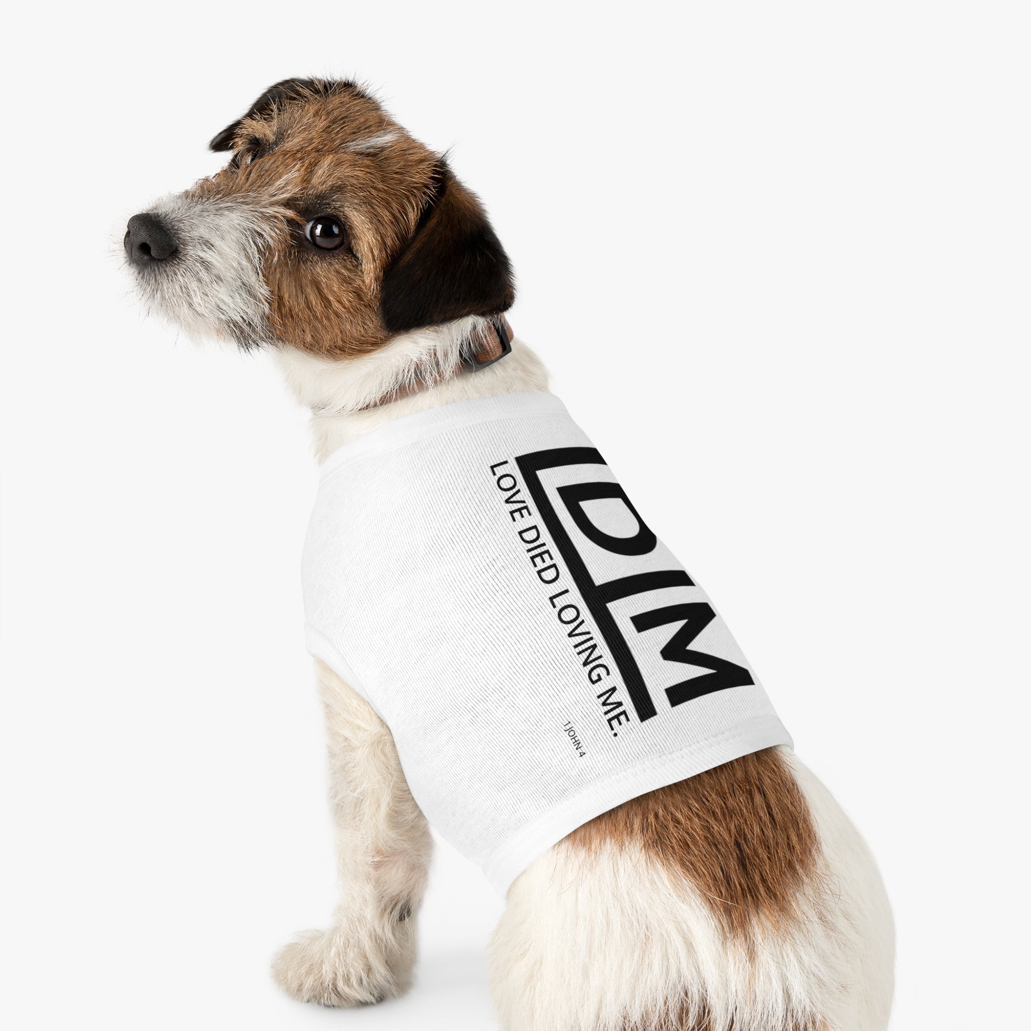 Love Died Loving Me - Pet Tank Top (Black Logo)