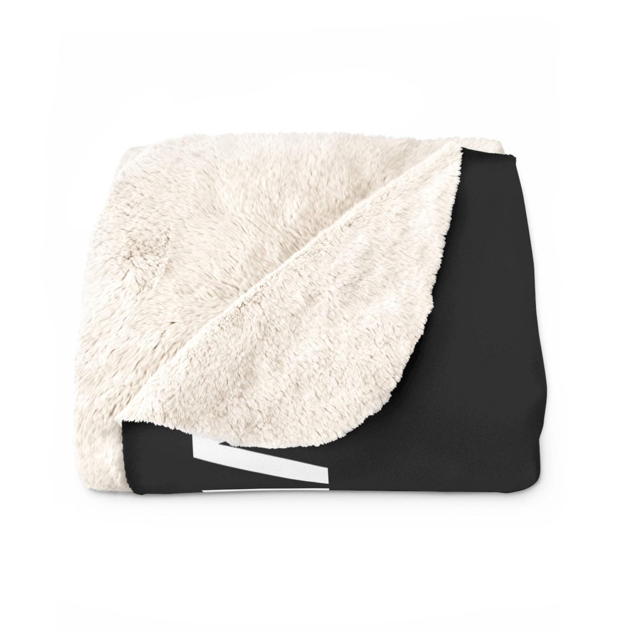Love Died Loving Me - Black Sherpa Fleece Blanket