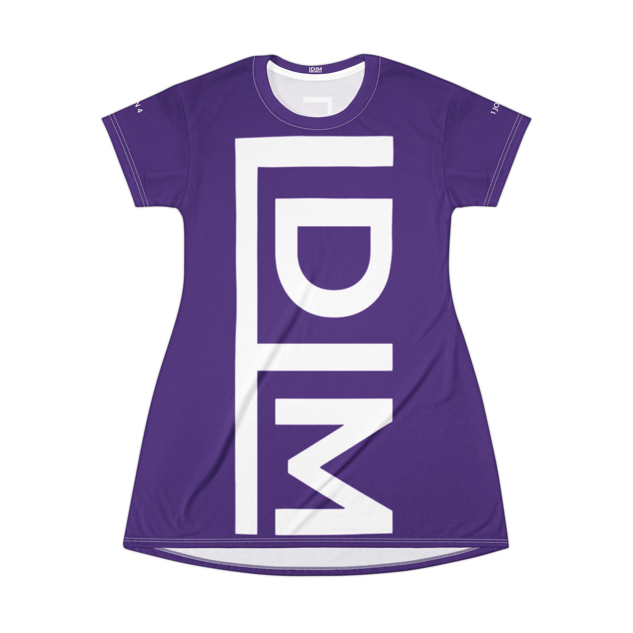 Love Died Loving Me - T-Shirt Dress (Violet)