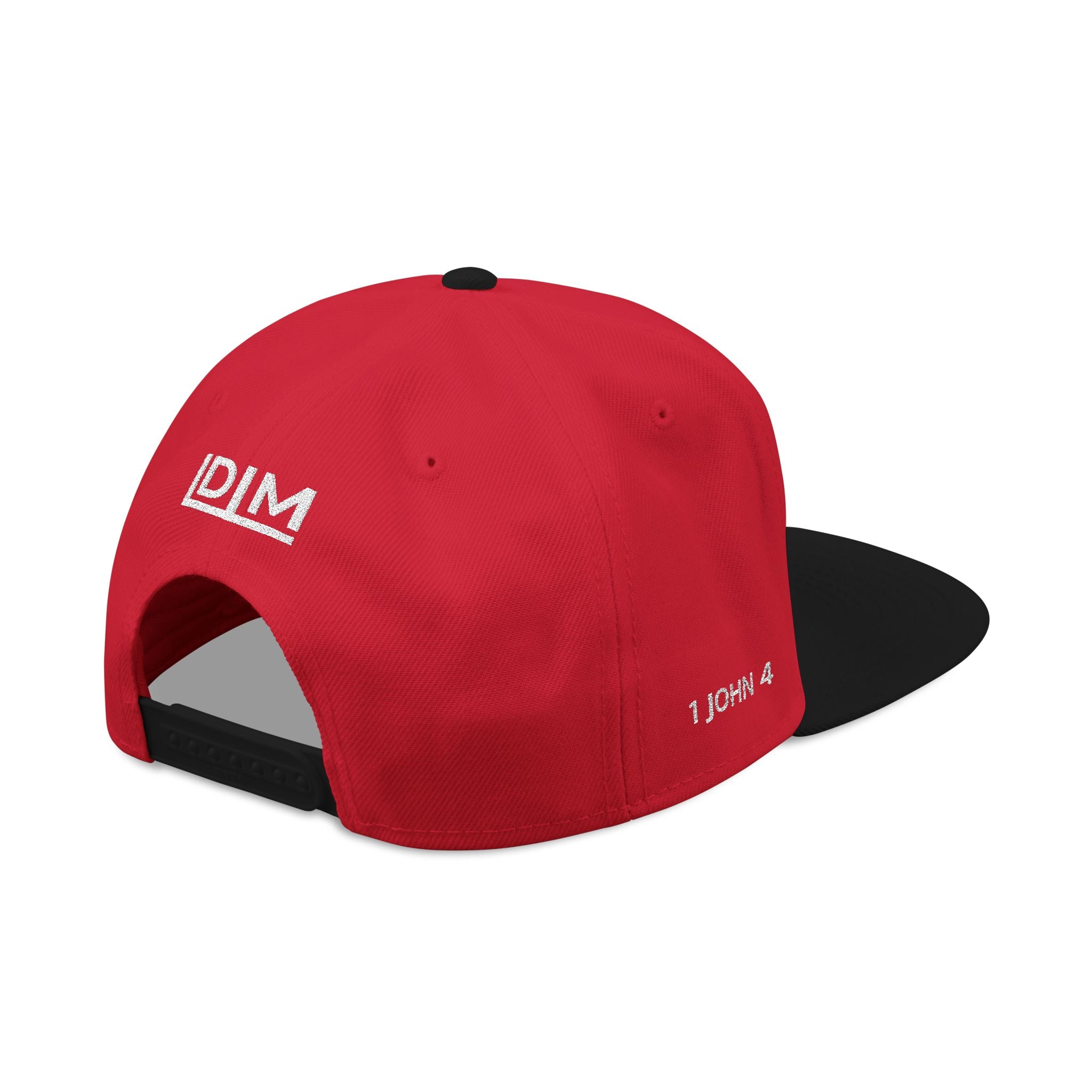 Love Died Loving Me - Embroidered Snapback Cap (White Logo)