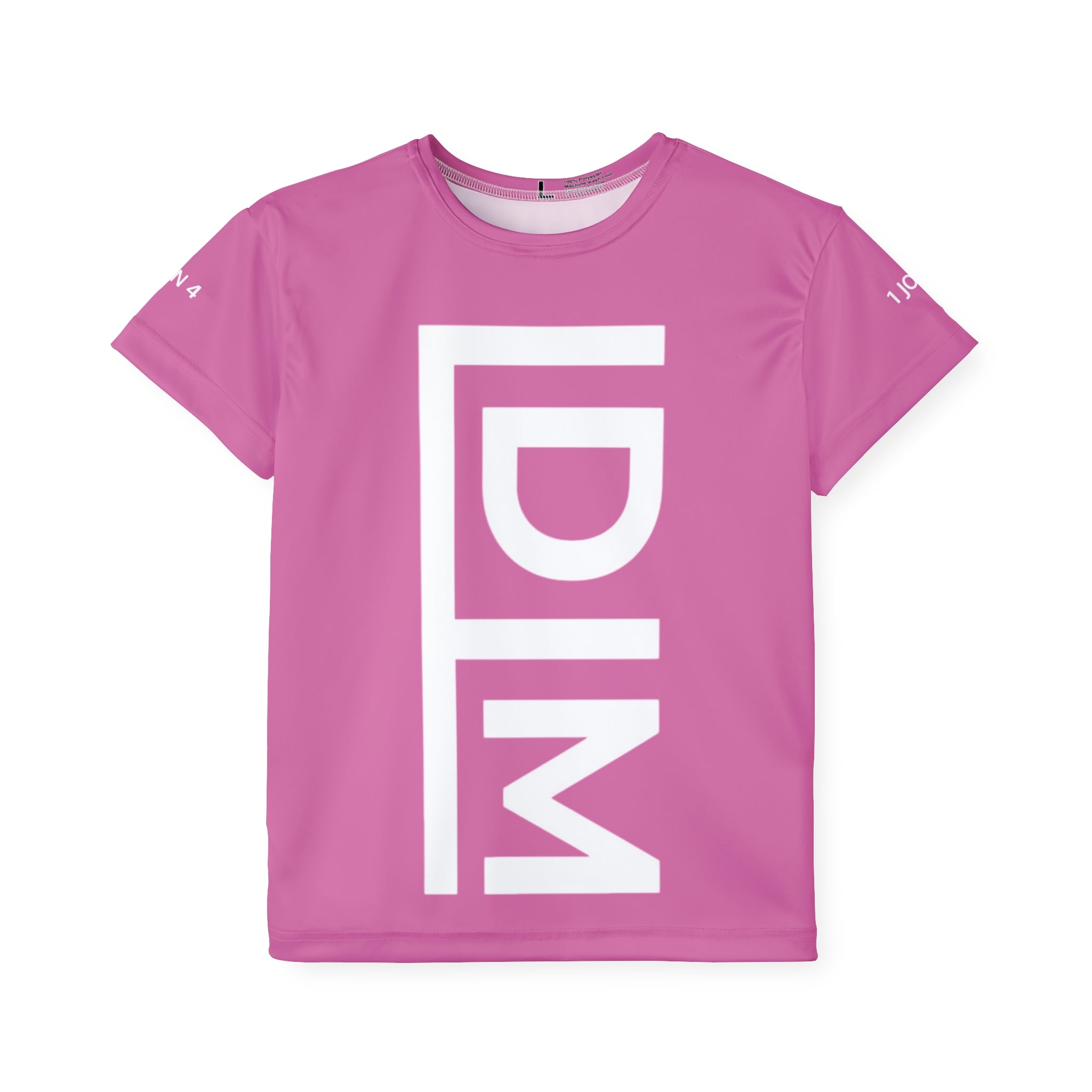Love Died Loving Me - Girls Sports Jersey (Pink/White)