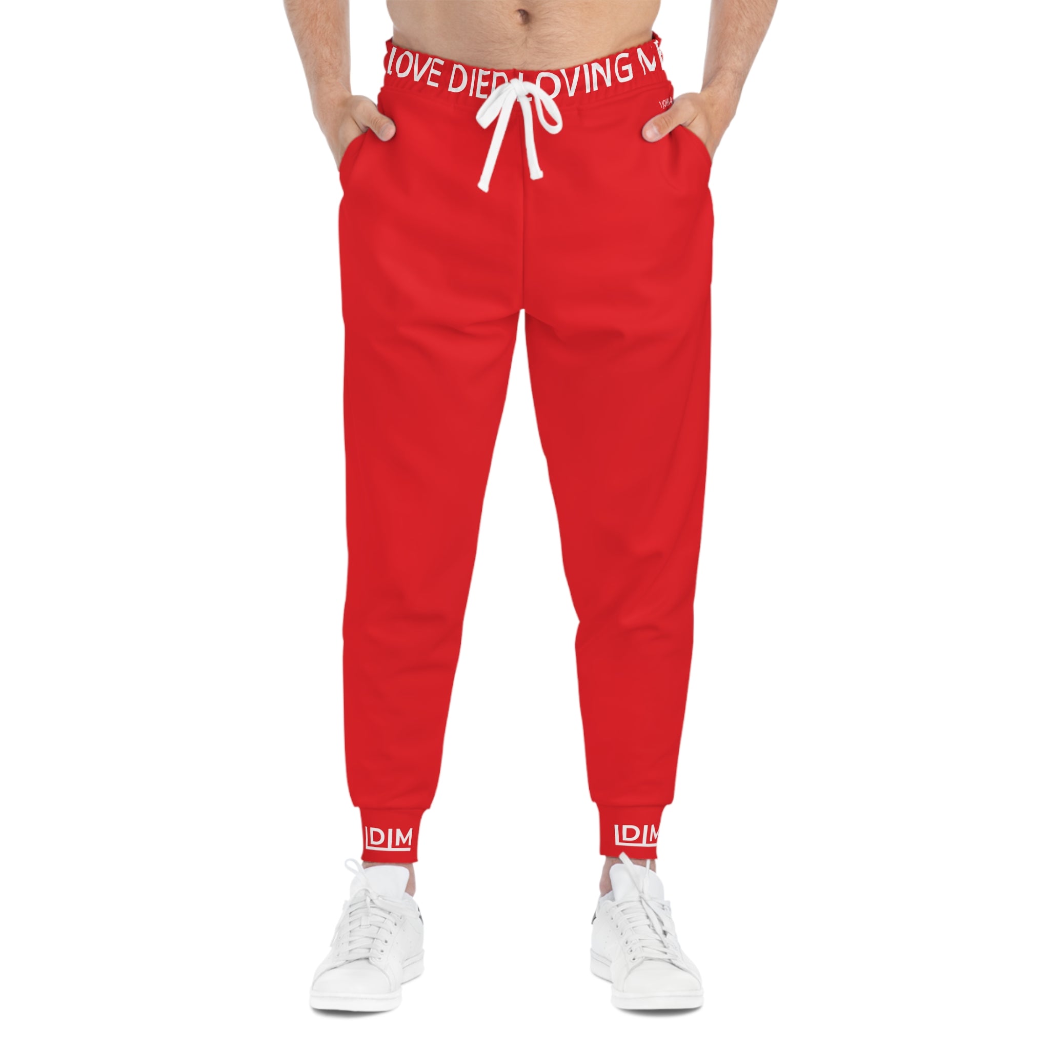 Love Died Loving Me - Unisex Joggers (Red/White)