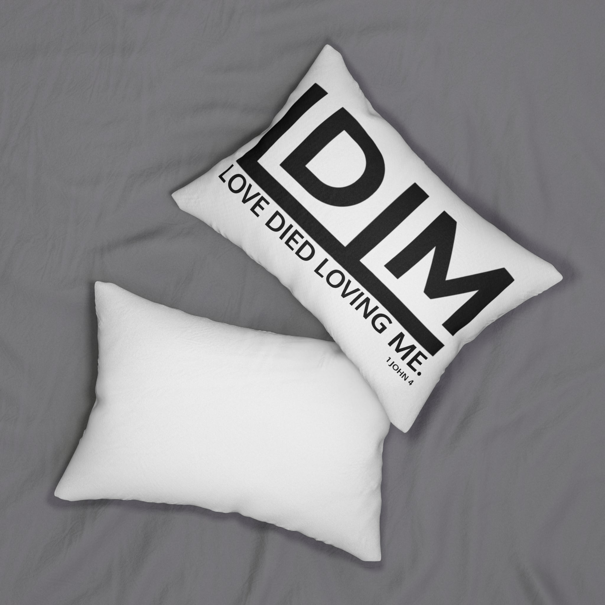 Love Died Loving Me - Pillow (White)