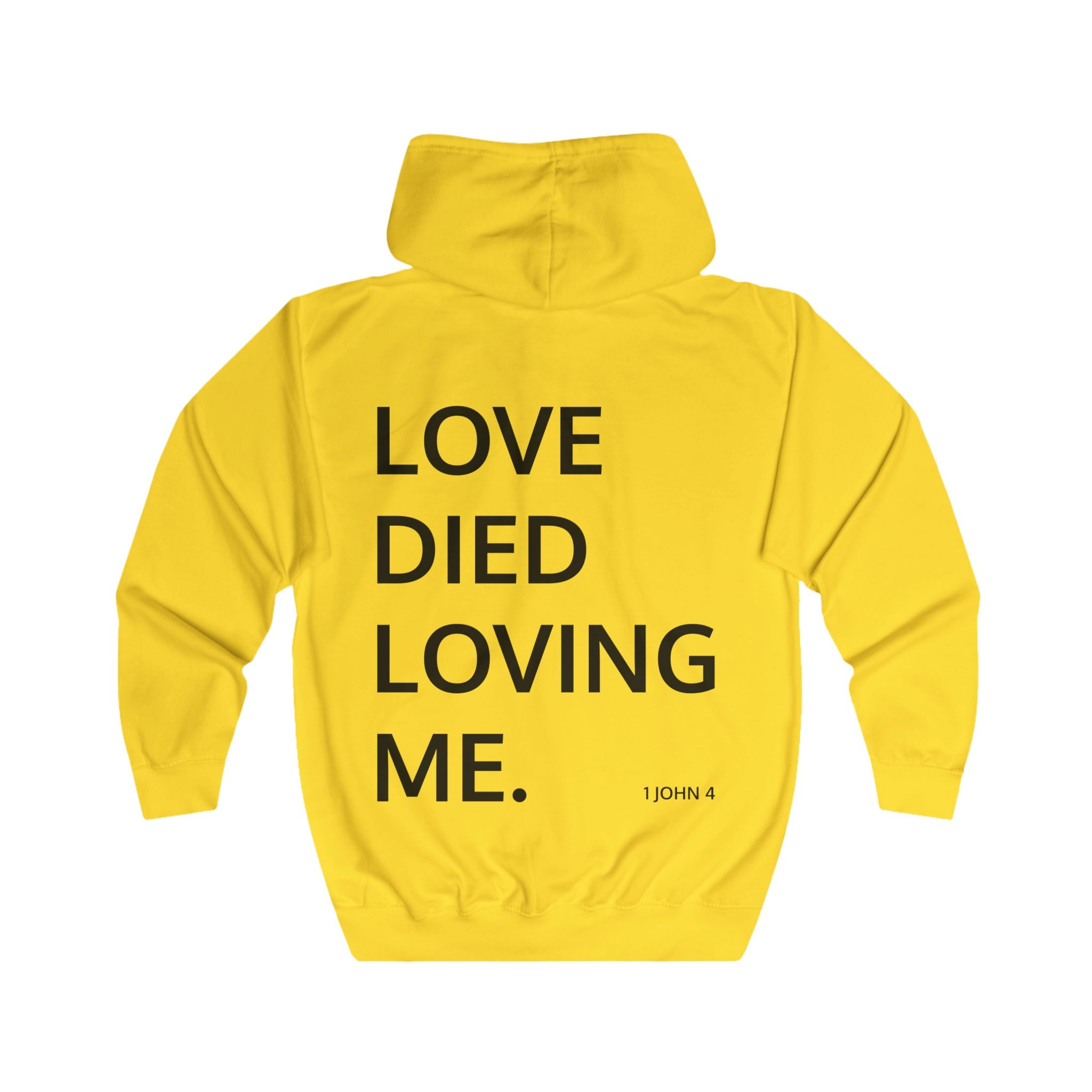Love Died Loving Me - Unisex Zip Jacket (Black Logo)