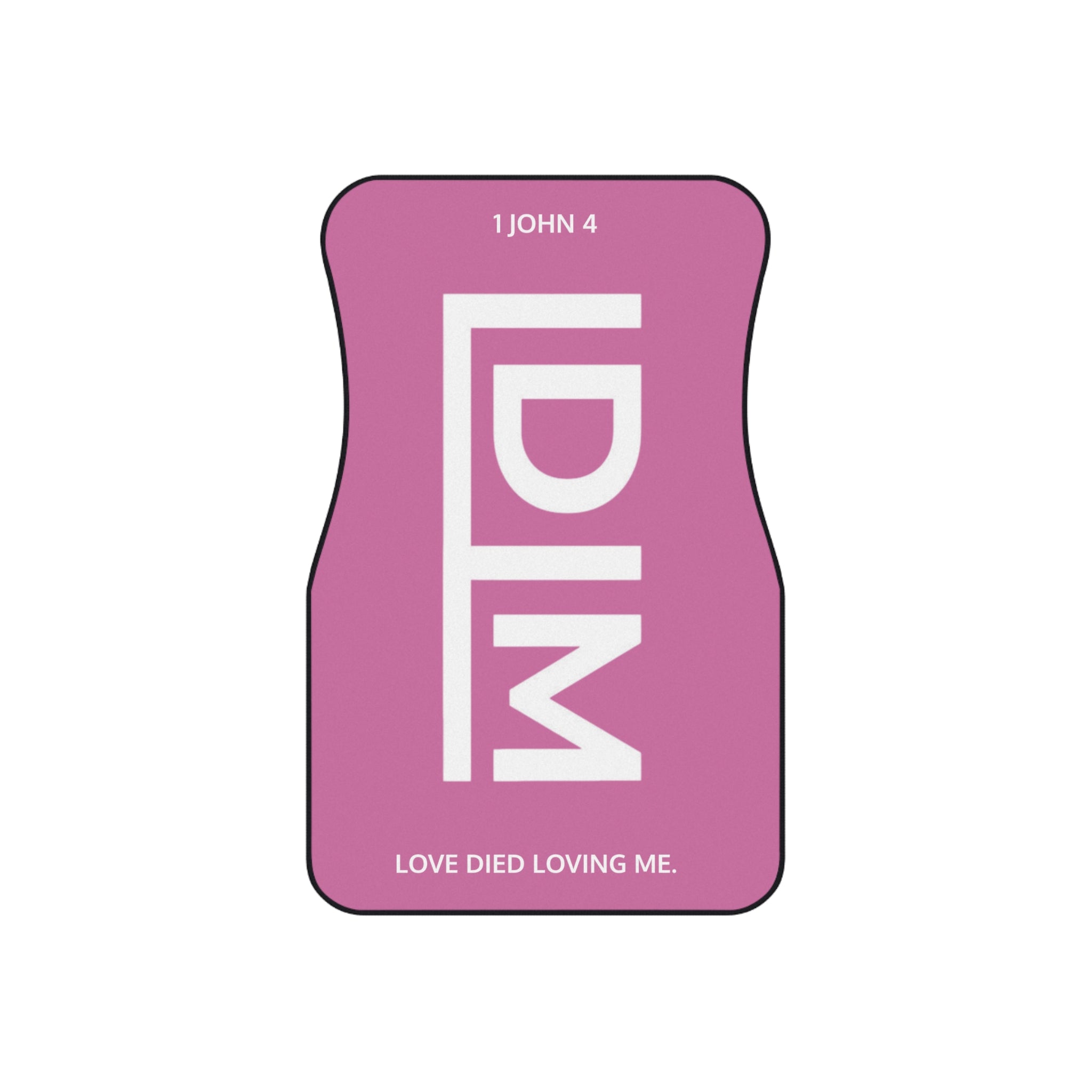 Love Died Loving Me - Car Mats Set (Pink)