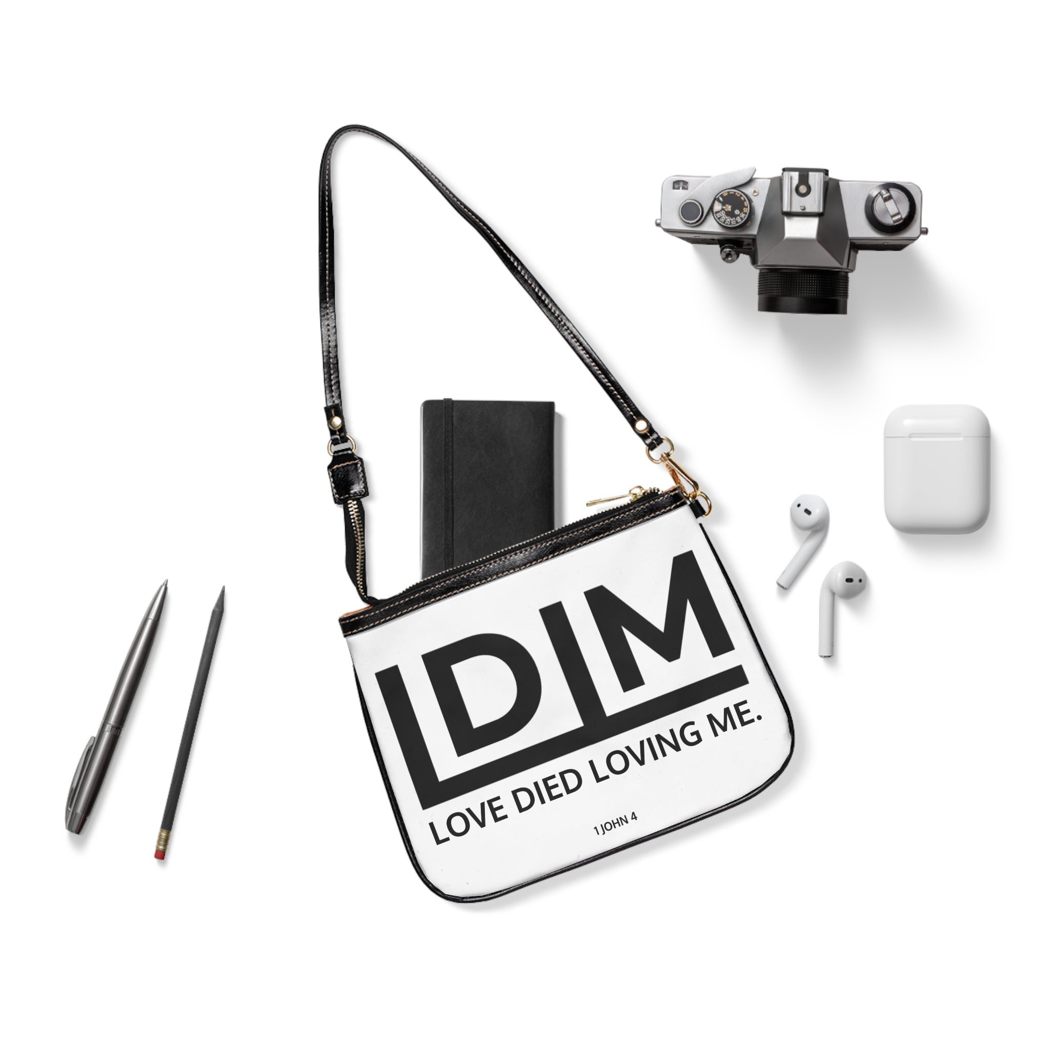 Love Died Loving Me - Women's Chick Shoulder Bag (White)