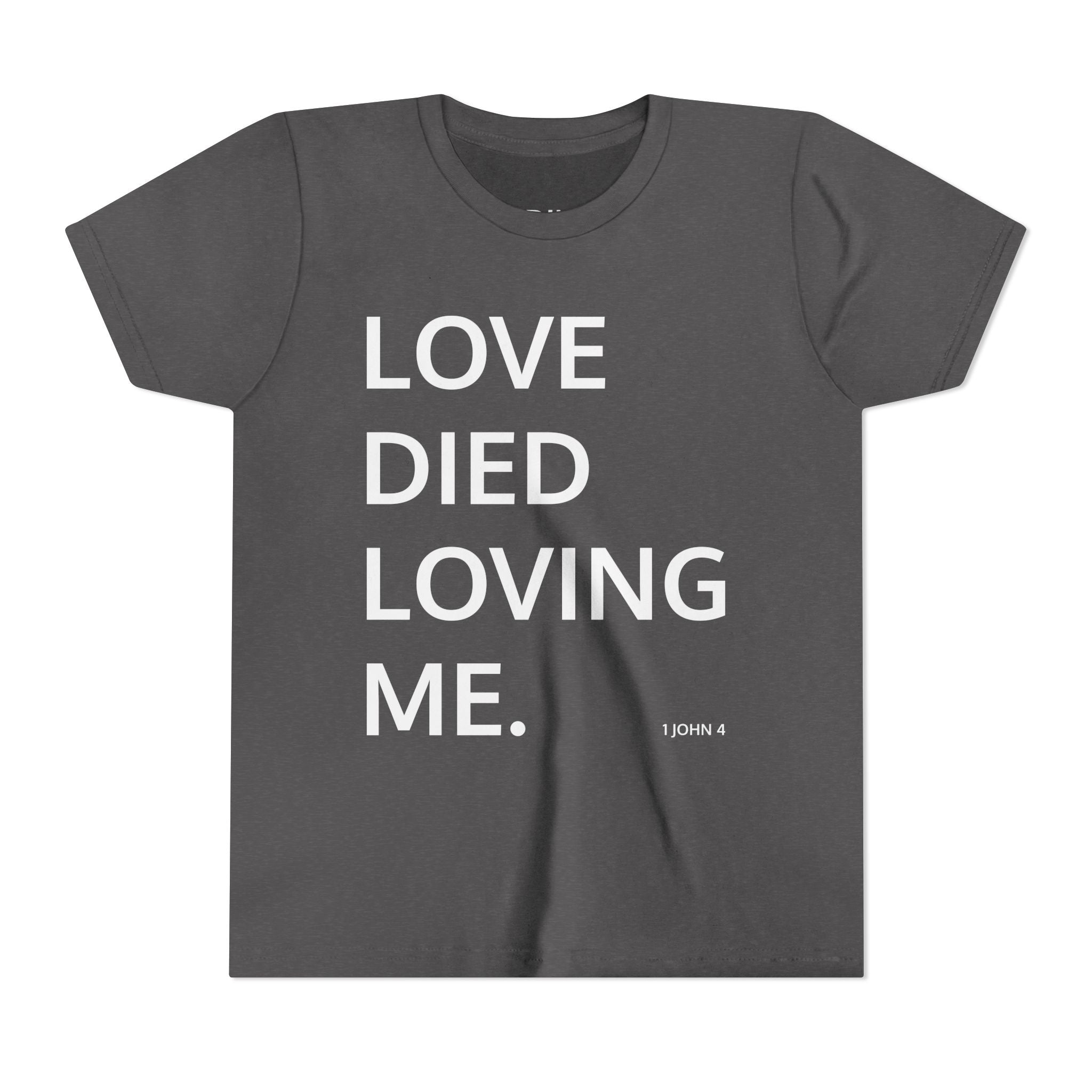 Love Died Loving Me - Youth Tee (Black Back Logo)