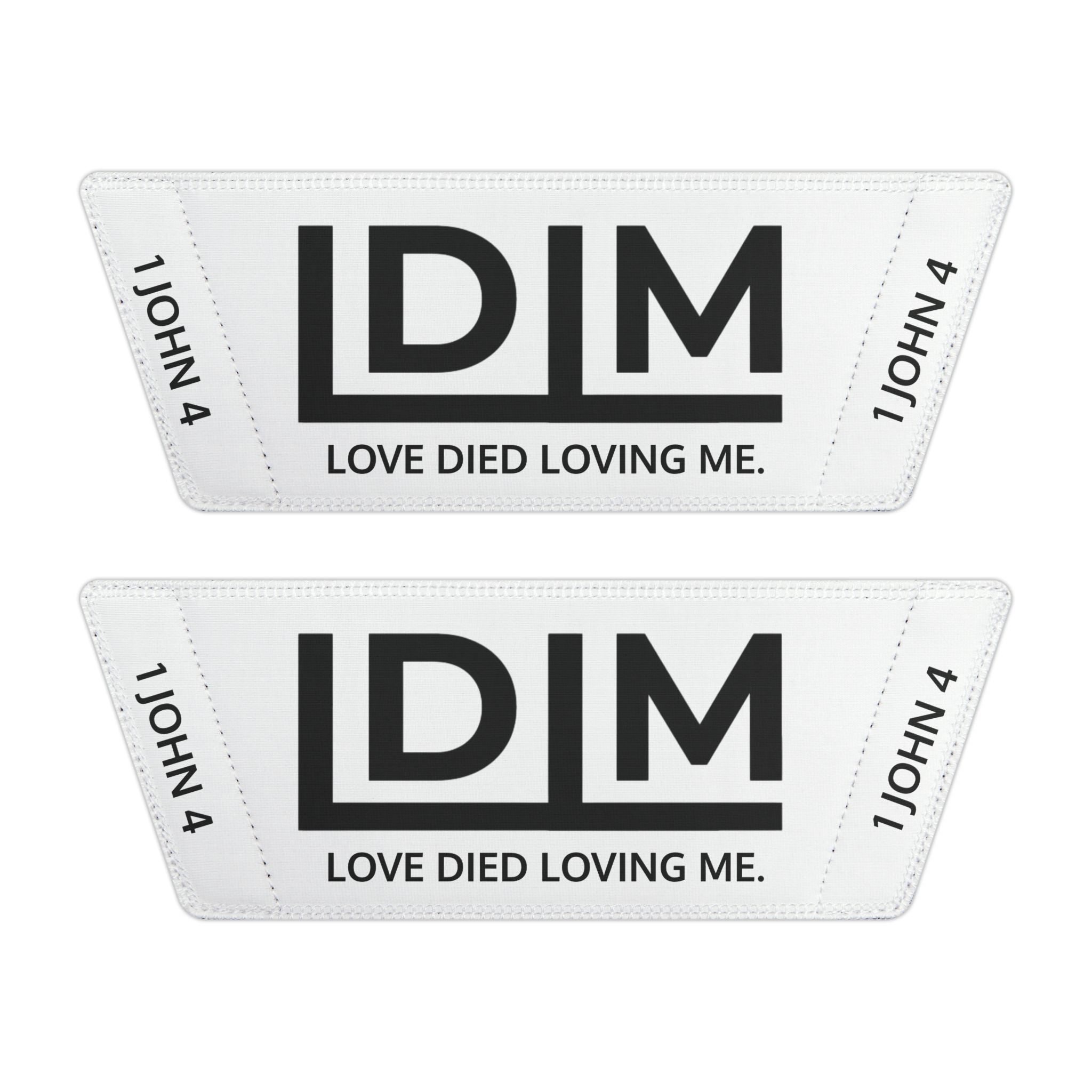 Love Died Loving Me - Women's Removable-Strap Slides (White)