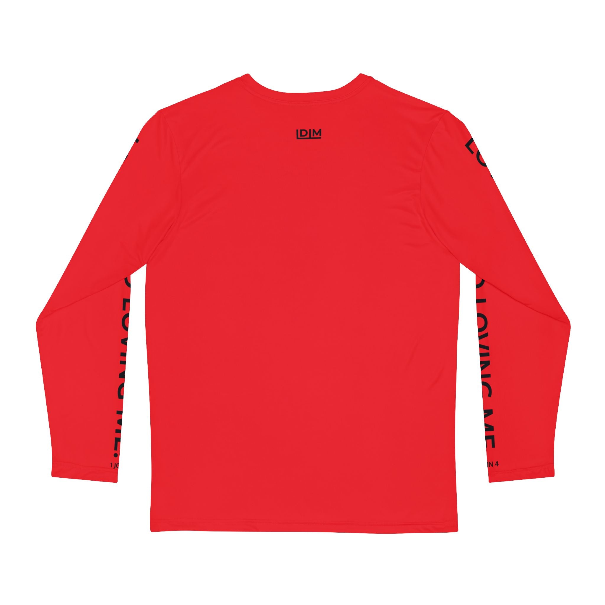 Love Died Loving Me - Men's Long Sleeve Tee (Red/Black)