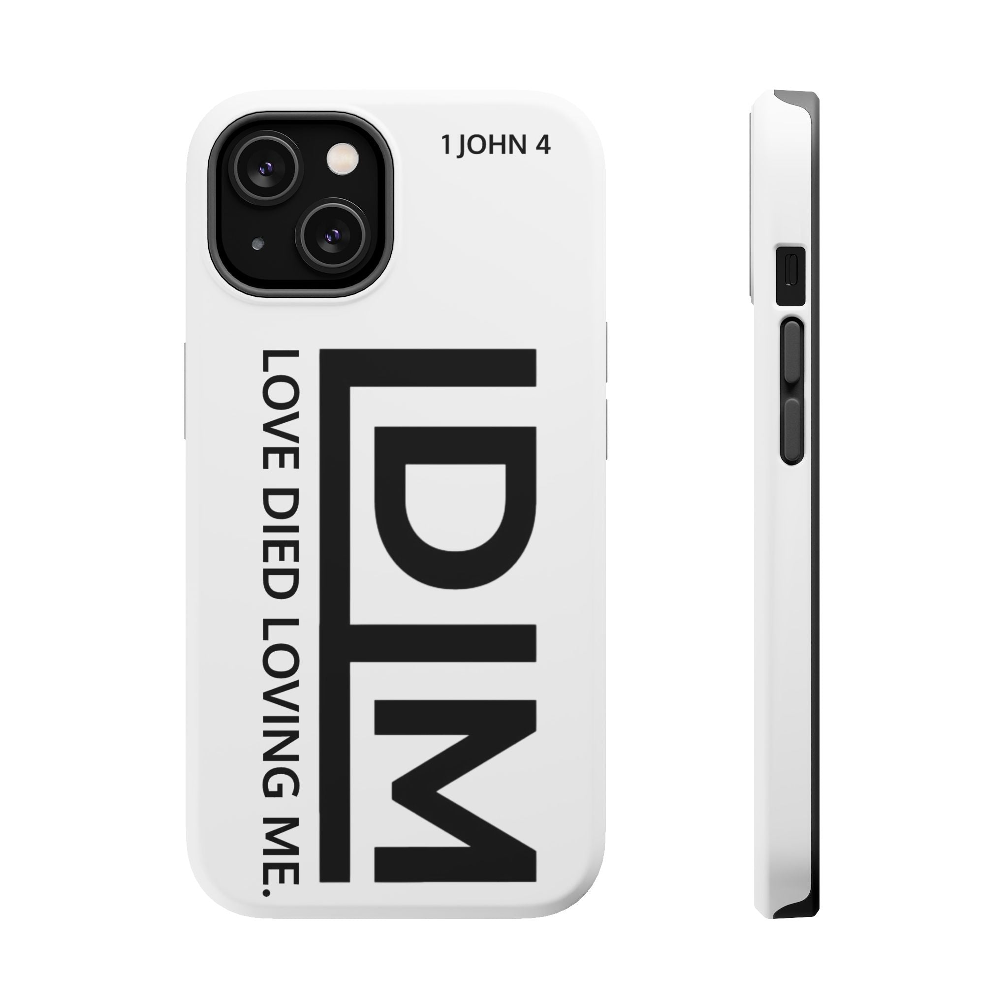 Love Died Loving Me - Magnetic iPhone Case (White)