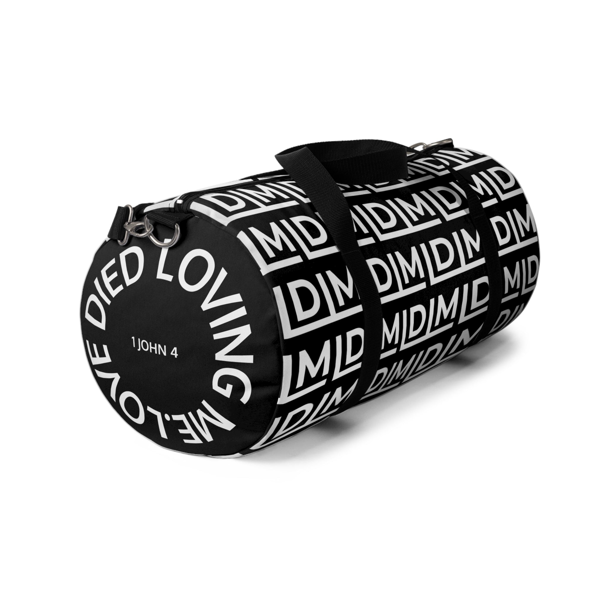 Love Died Loving Me - Travel Duffel Bag (Black)