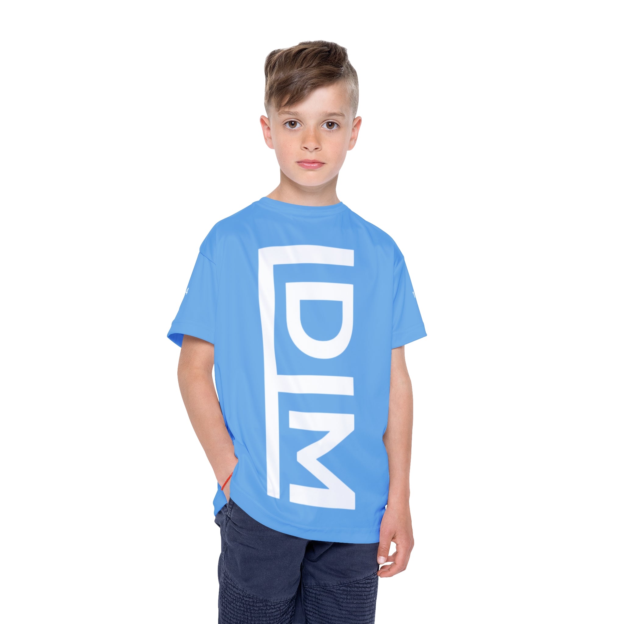 Love Died Loving Me - Kids Sports Jersey (Baby Blue/White)