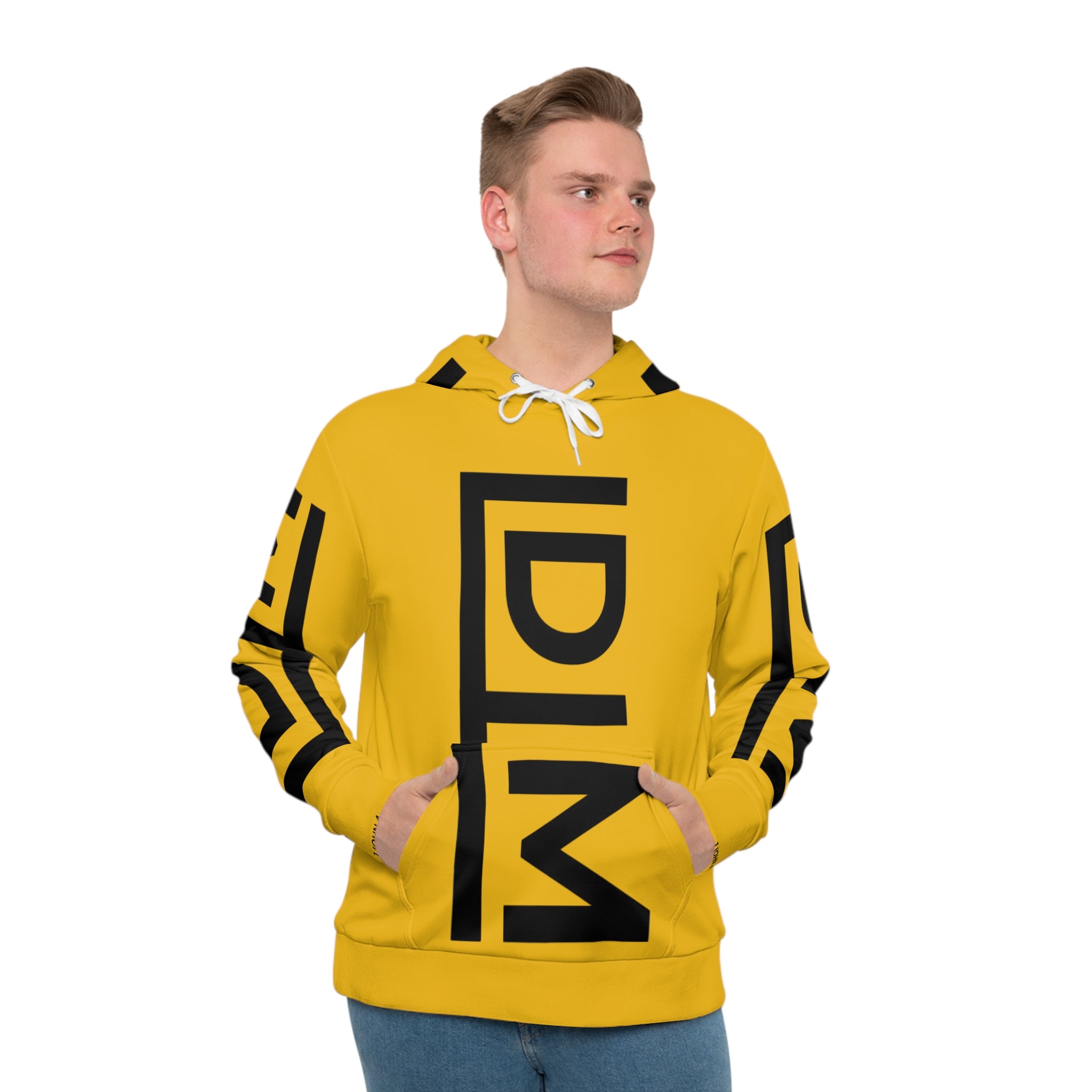 Love Died Loving Me - Unisex Logo Hoodie (Gold/Black)