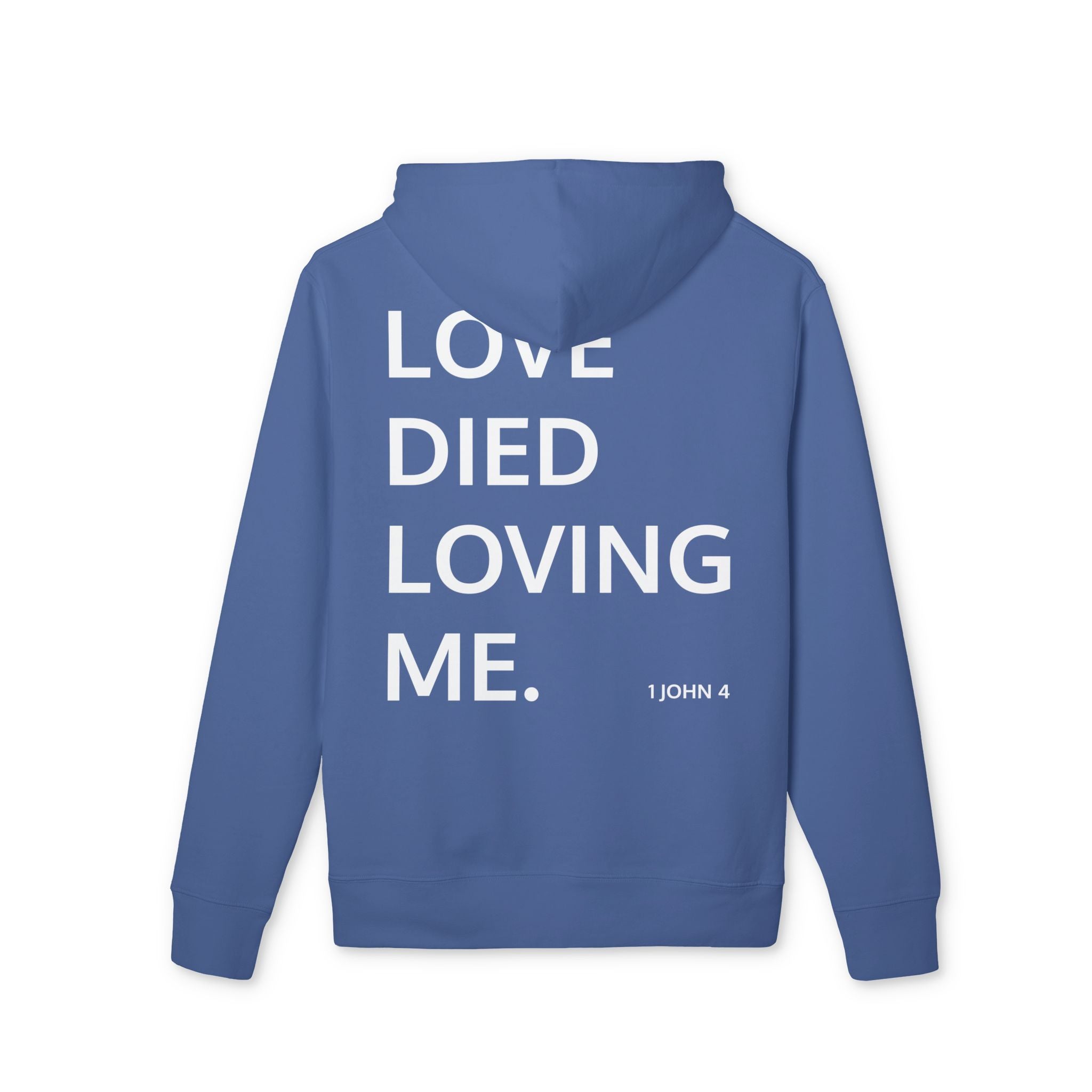Love Died Loving Me - Unisex Hoodie (White Horiz Logo)