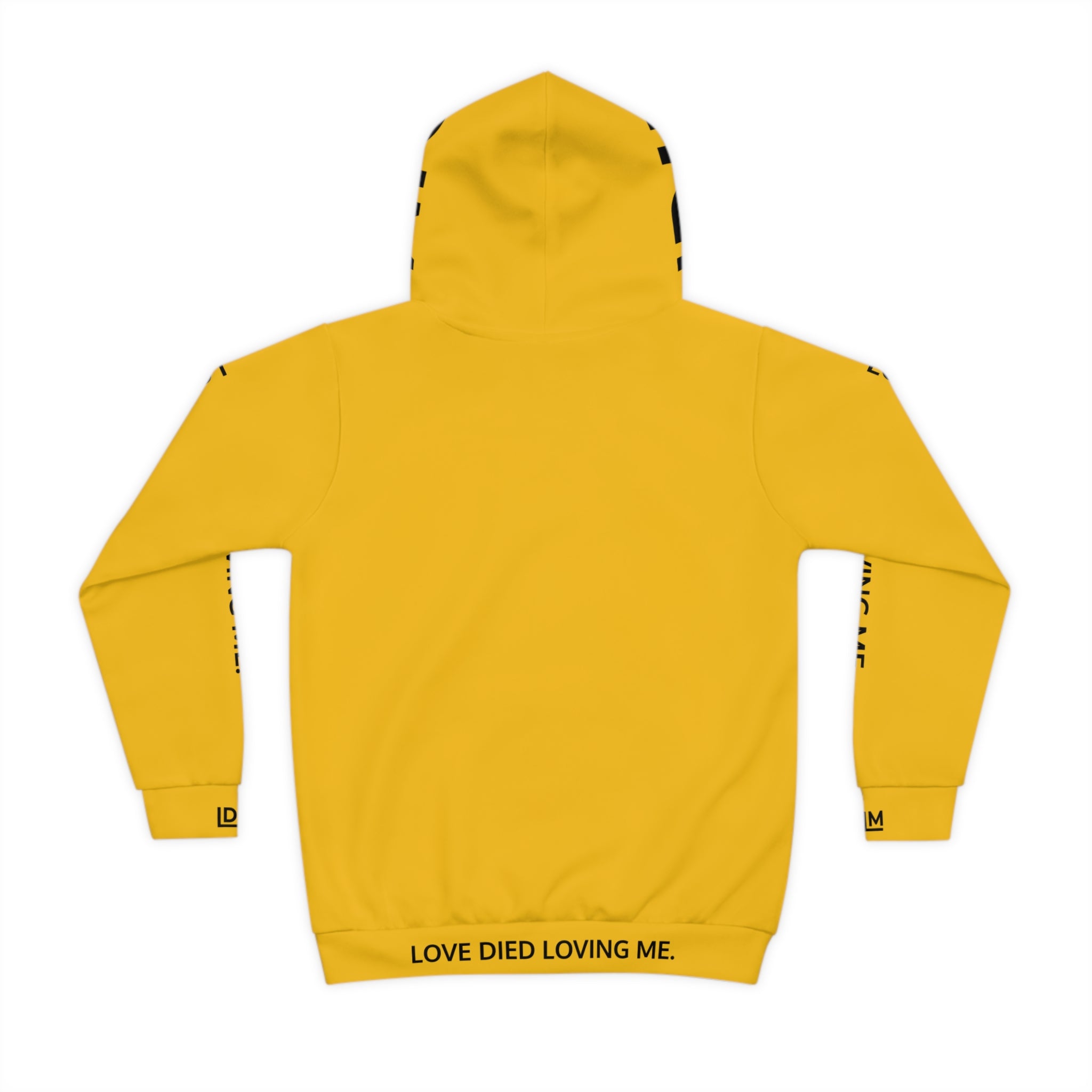 Love Died Loving Me - Kids Hoodie (Gold/Black)