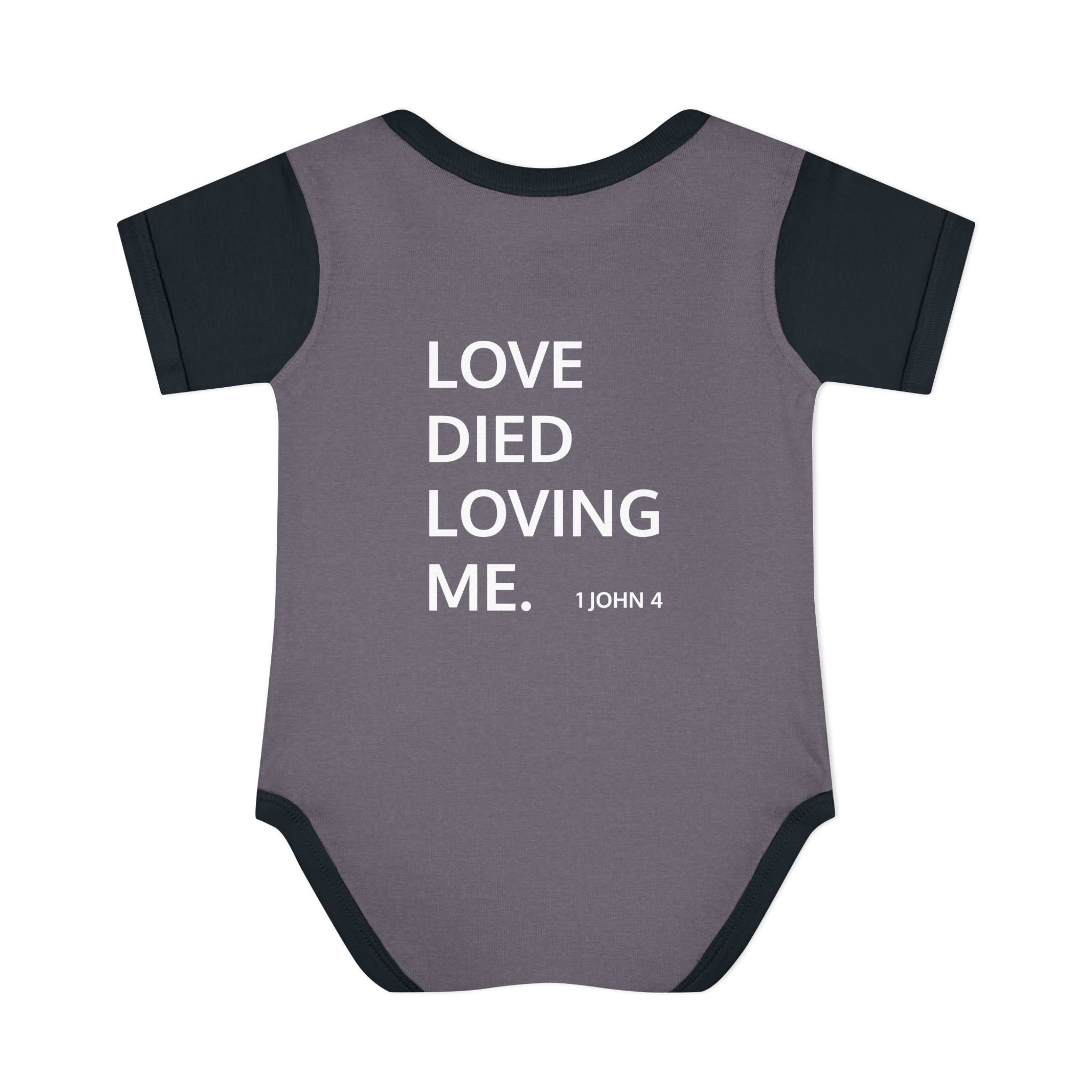 Love Died Loving Me - Infant Baby Bodysuit (White Logo)