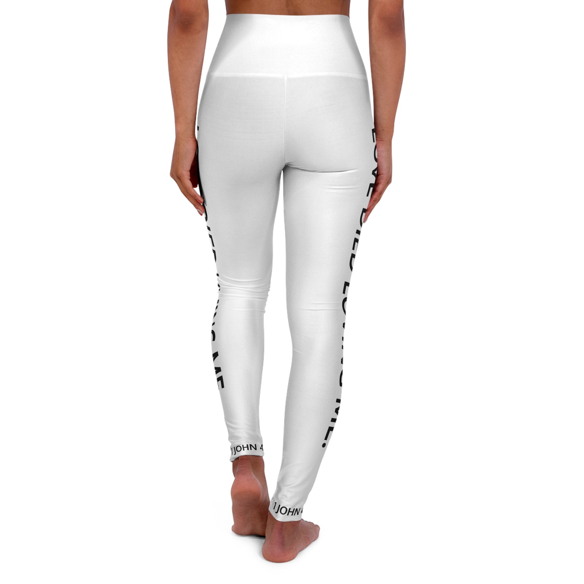 Love Died Loving Me - Women's Leggings (White)