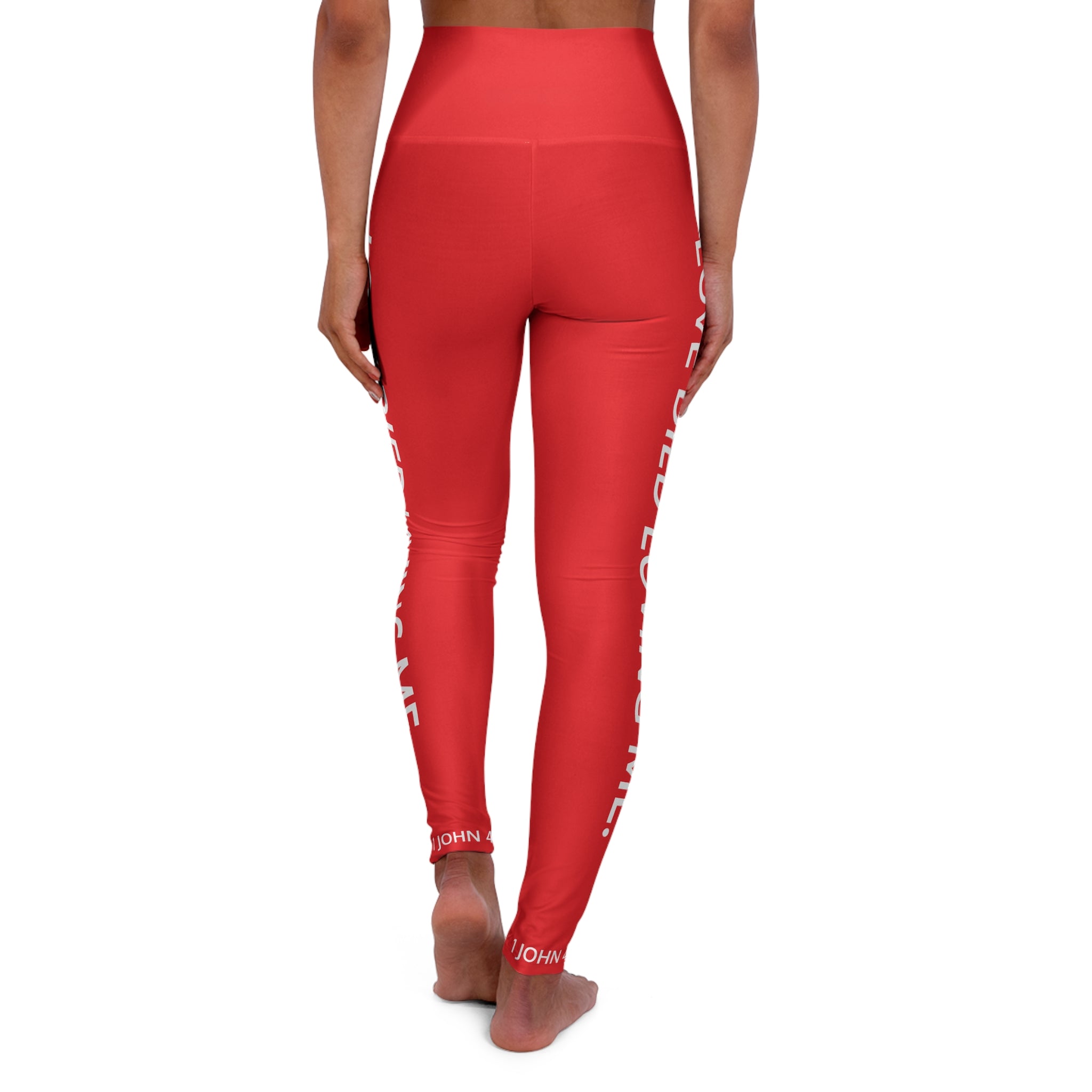Love Died Loving Me - Women's Leggings (Red)