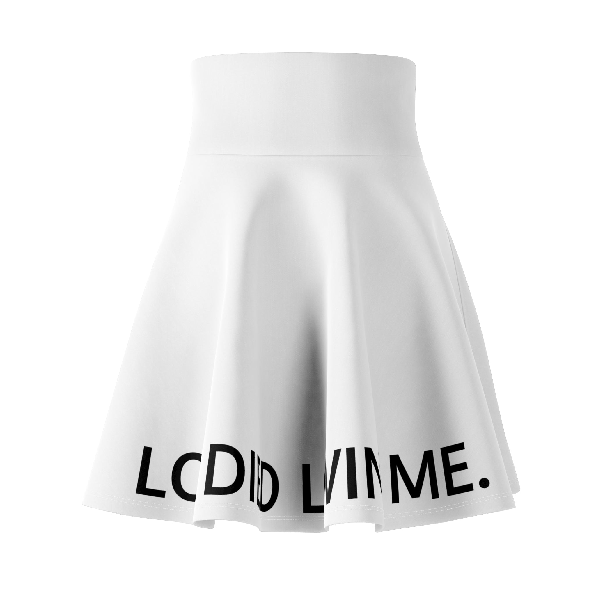 Love Died Loving Me - Chic Skirt (White)