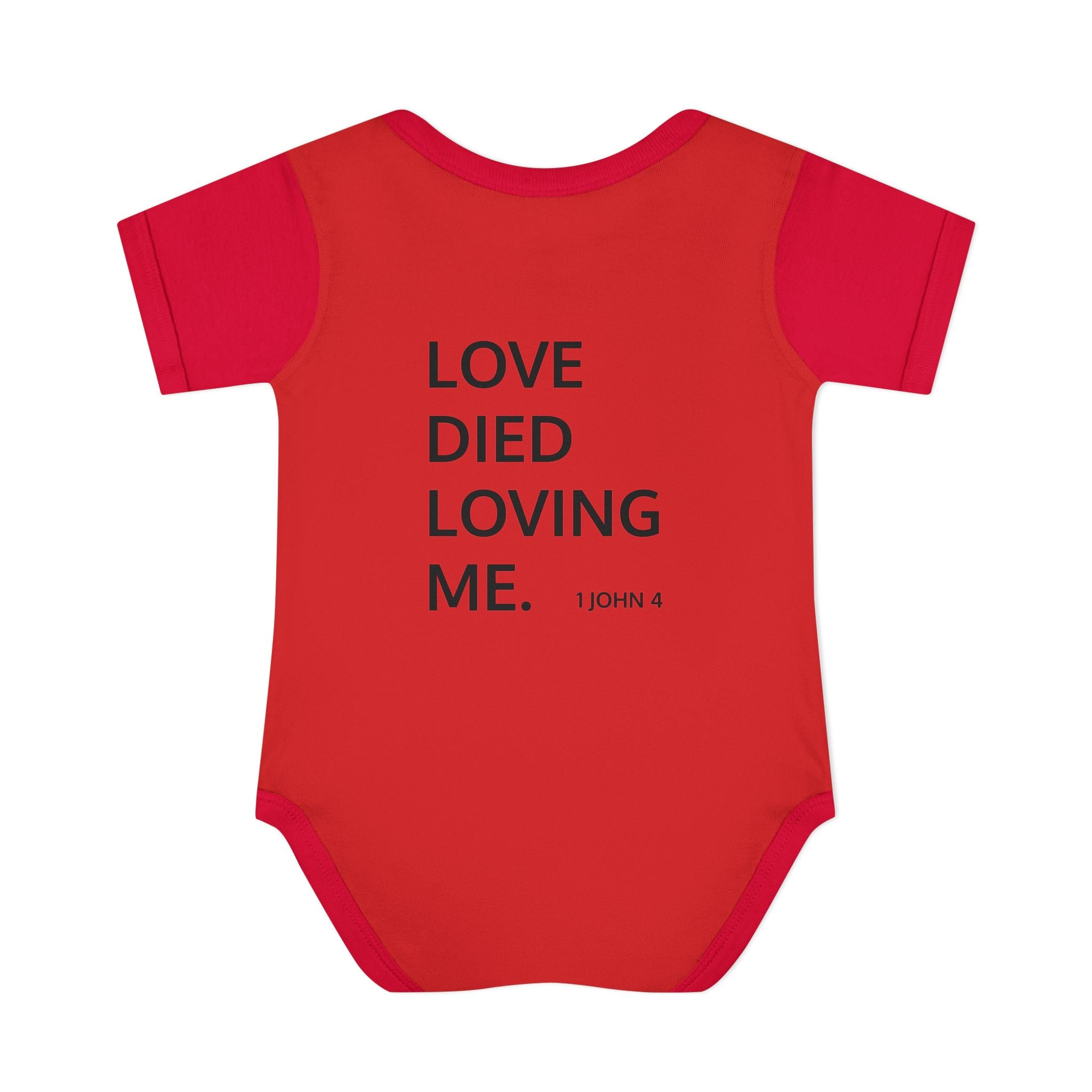 Love Died Loving Me - Infant Baby Bodysuit (Black Logo)