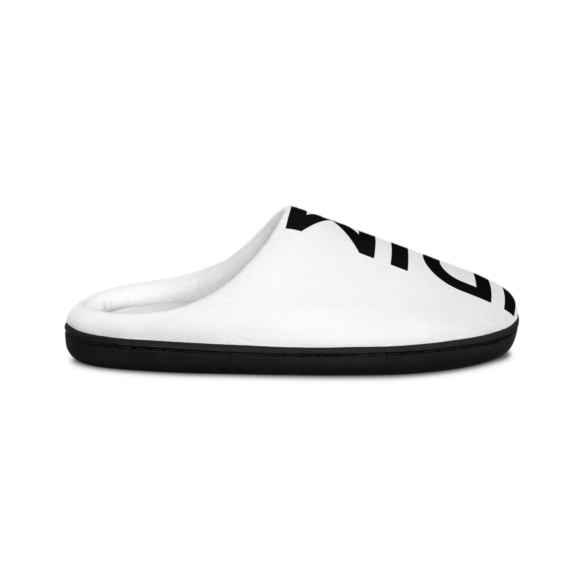 Love Died Loving Me - Men's House Slippers (White/Vert Logo)