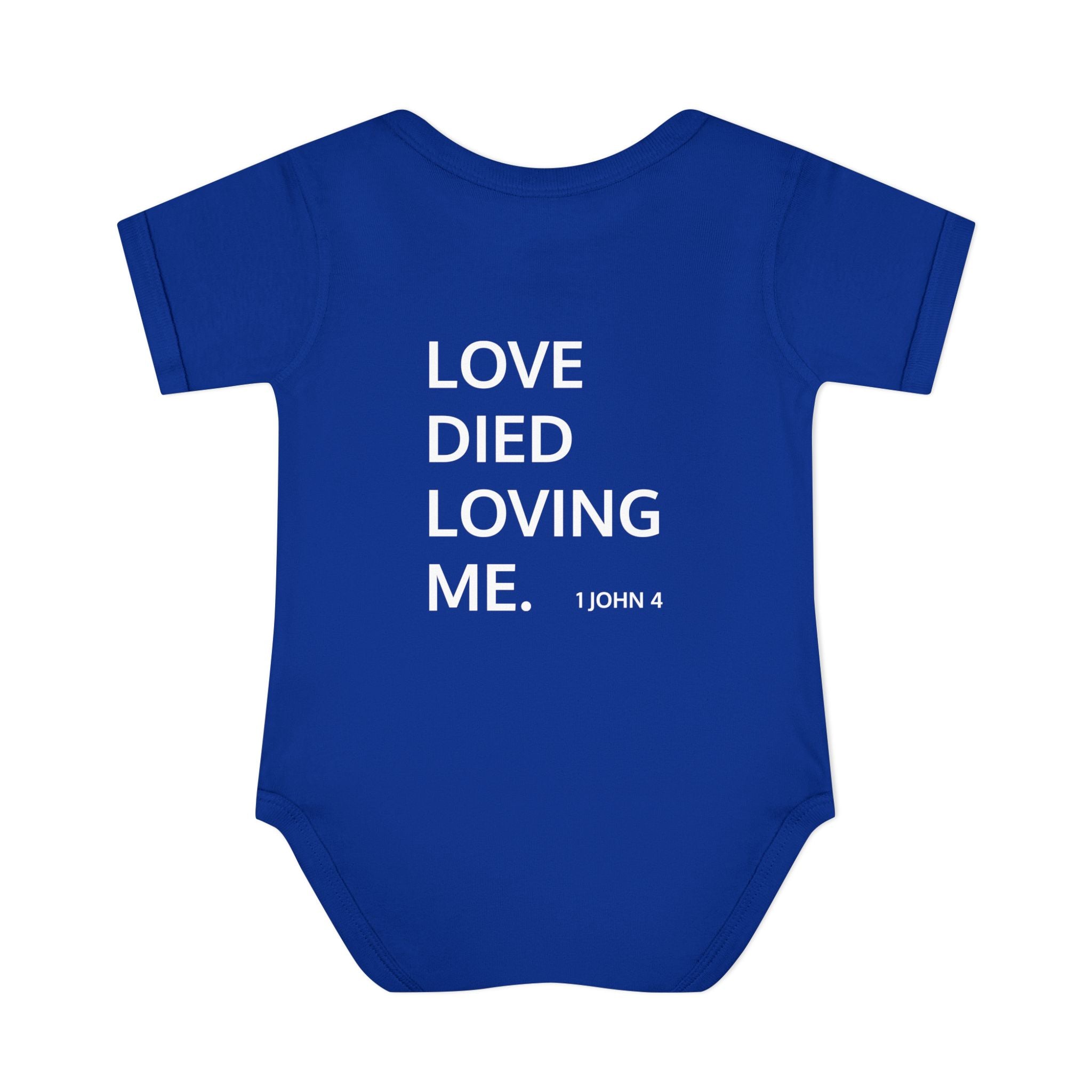 Love Died Loving Me - Infant Baby Bodysuit (White Logo)