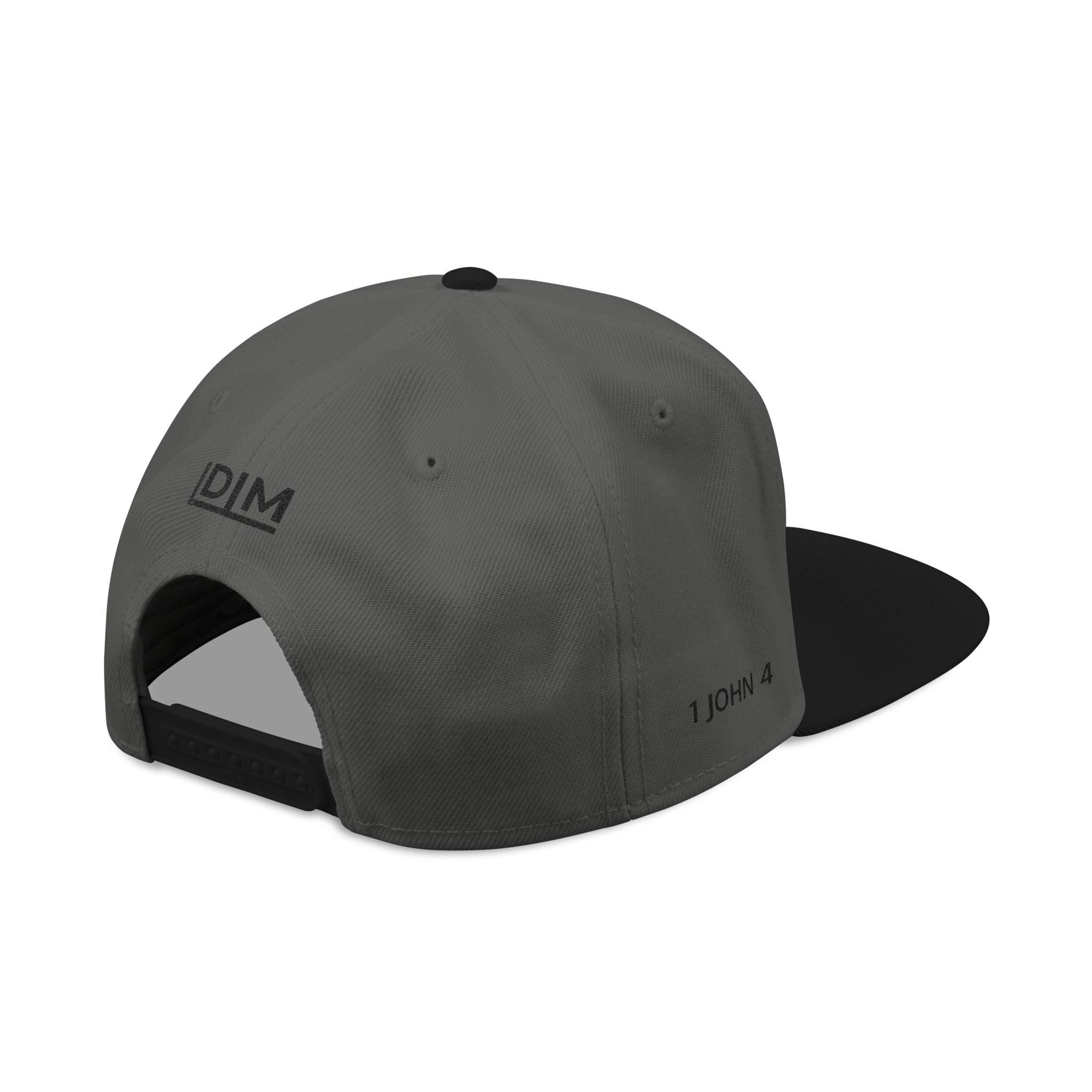 Love Died Loving Me - Embroidered Snapback Cap (Black Logo)
