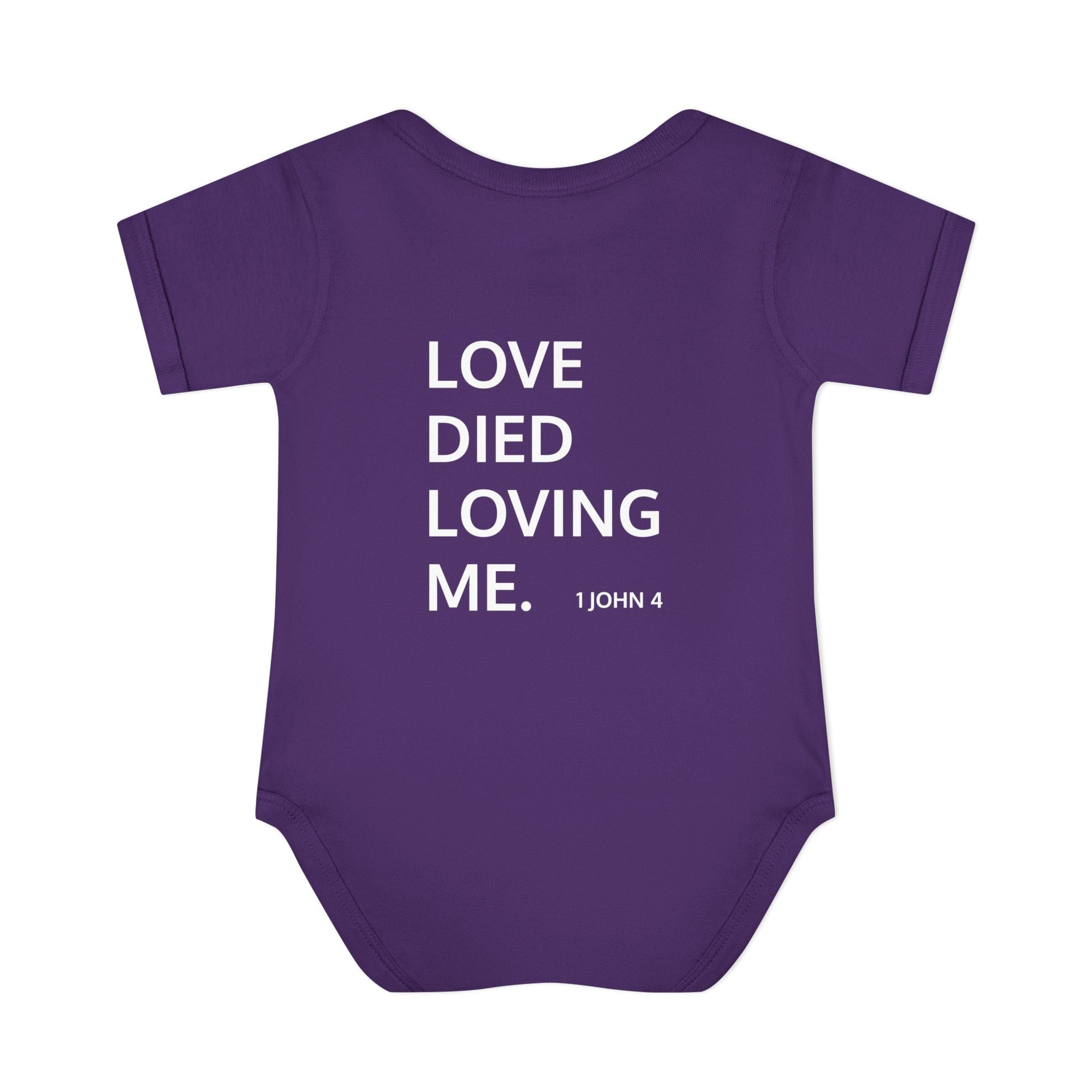 Love Died Loving Me - Infant Baby Bodysuit (White Logo)