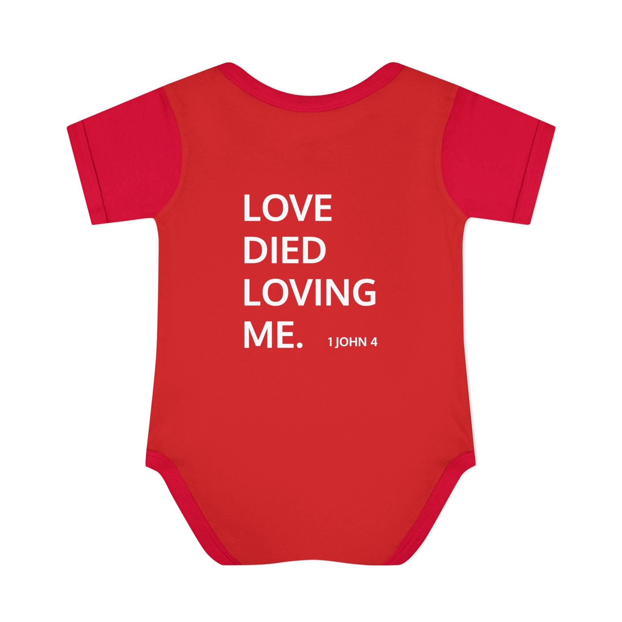 Love Died Loving Me - Infant Baby Bodysuit (White Logo)