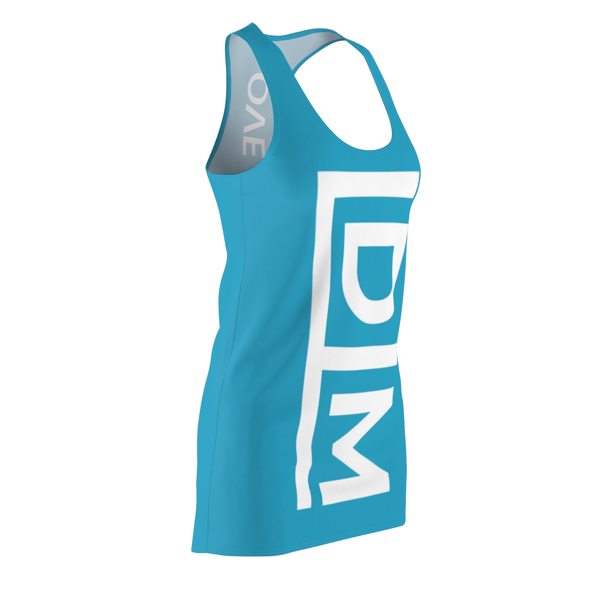 Love Died Loving Me - Chic Racerback Dress (Turquoise)