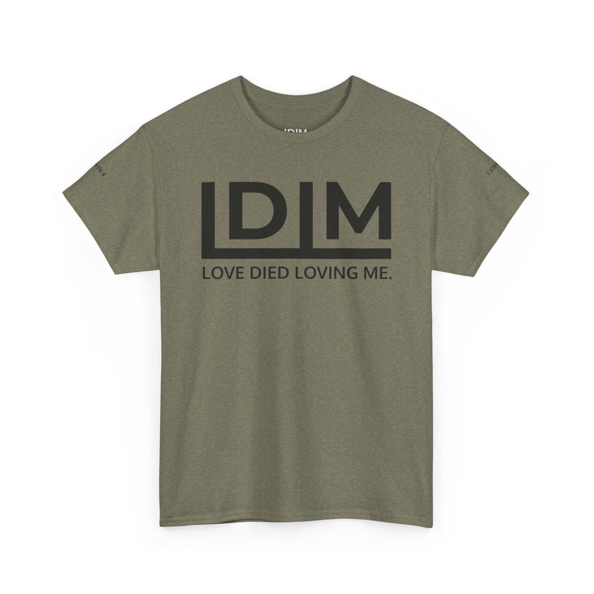 Love Died Loving Me - Unisex Tee (Black Horiz Logo)
