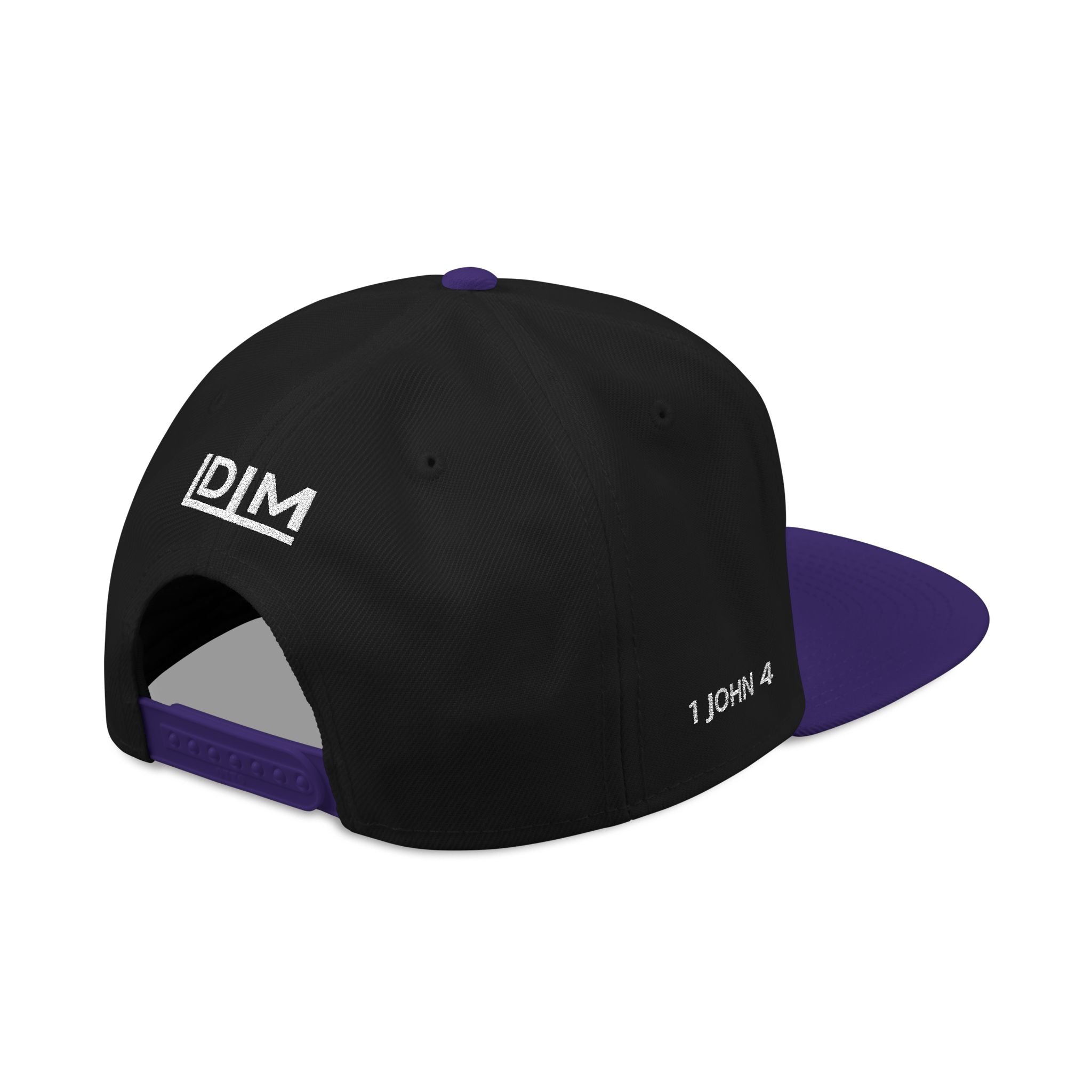 Love Died Loving Me - Embroidered Snapback Cap (White Logo)