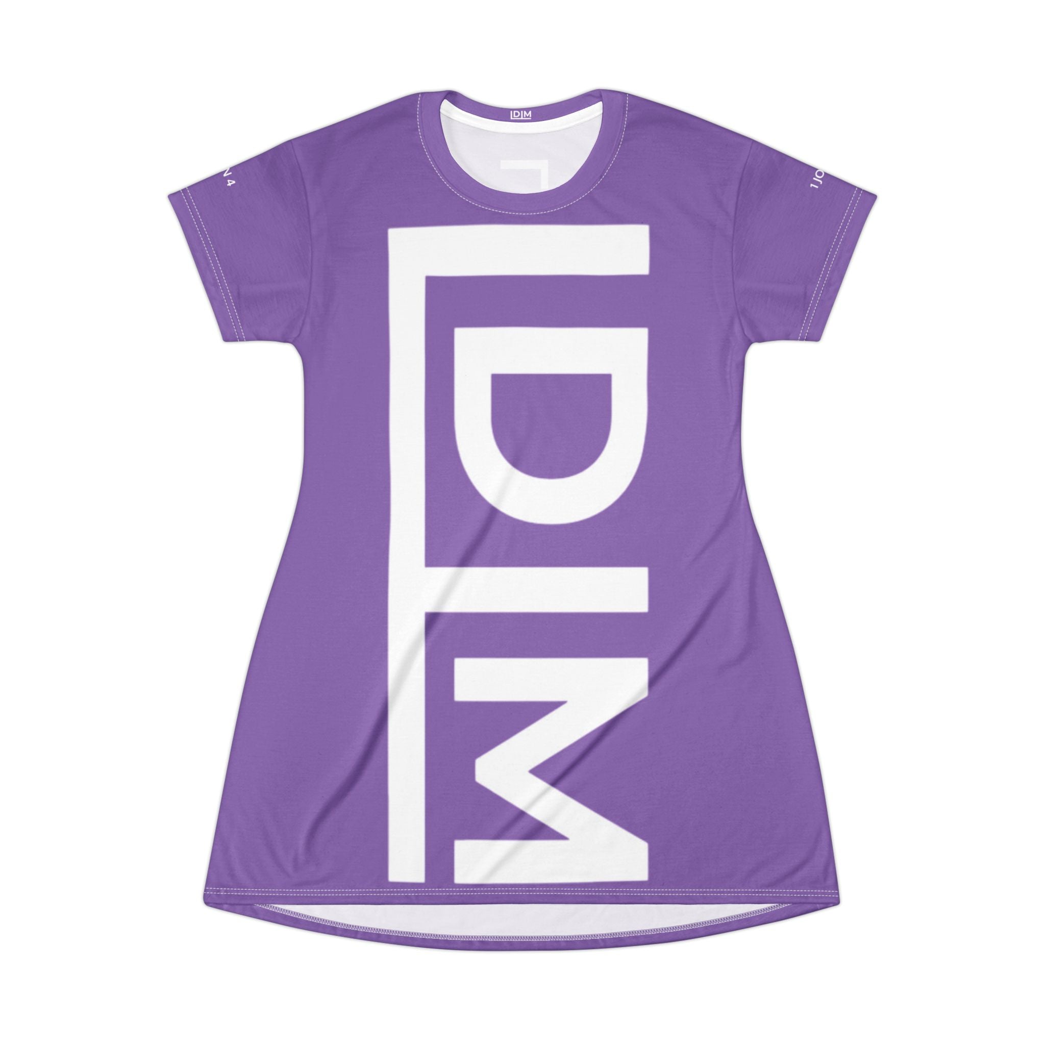 Love Died Loving Me - T-Shirt Dress (Lavender)