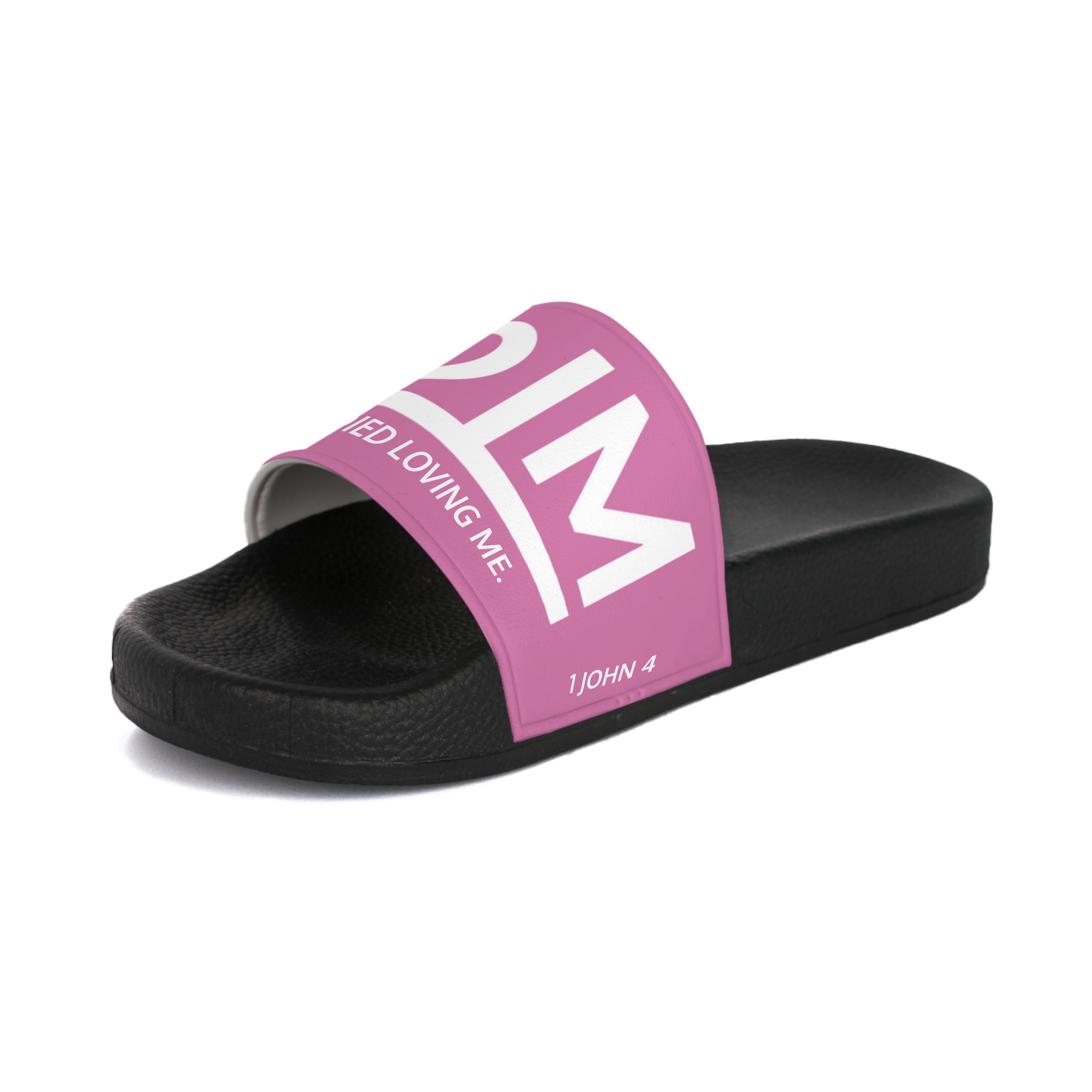 Love Died Loving Me - Women's Slides (Pink)
