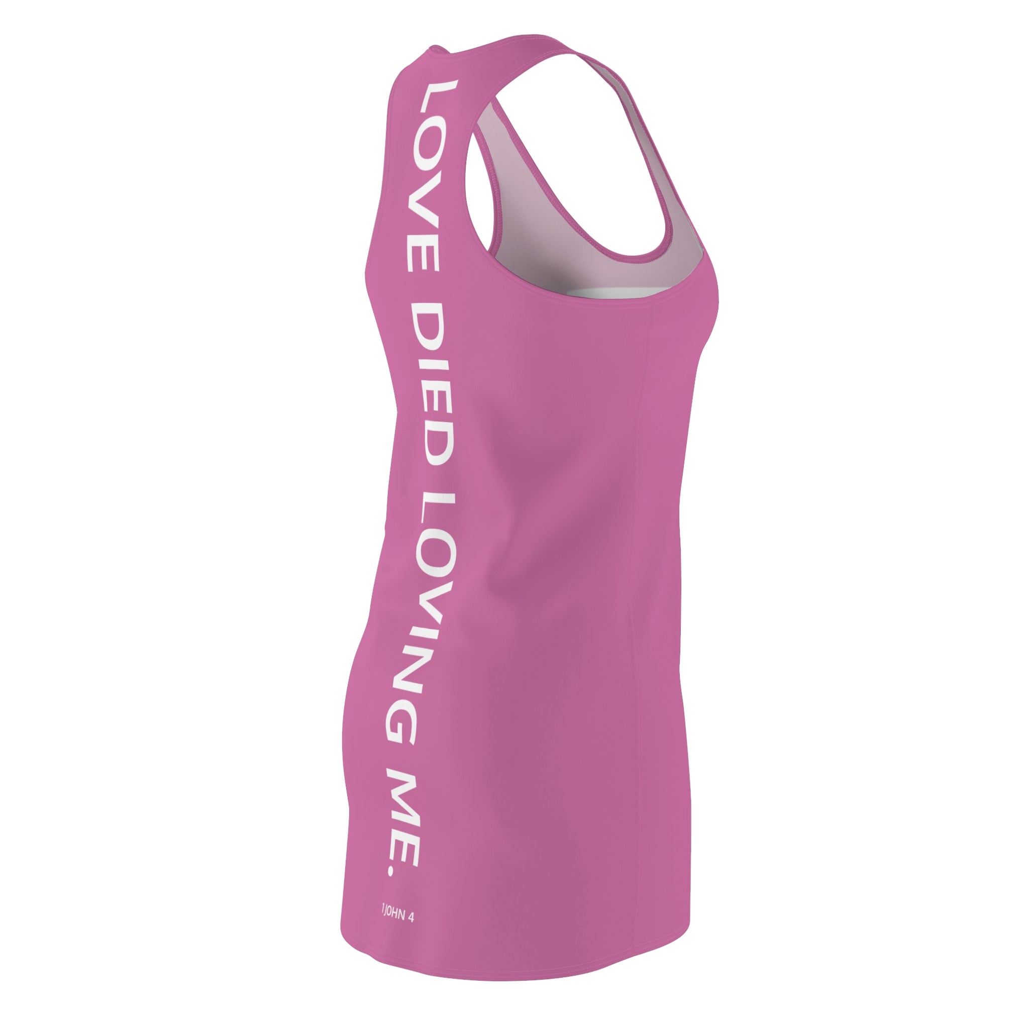 Love Died Loving Me - Chic Racerback Dress (Salmon Pink)