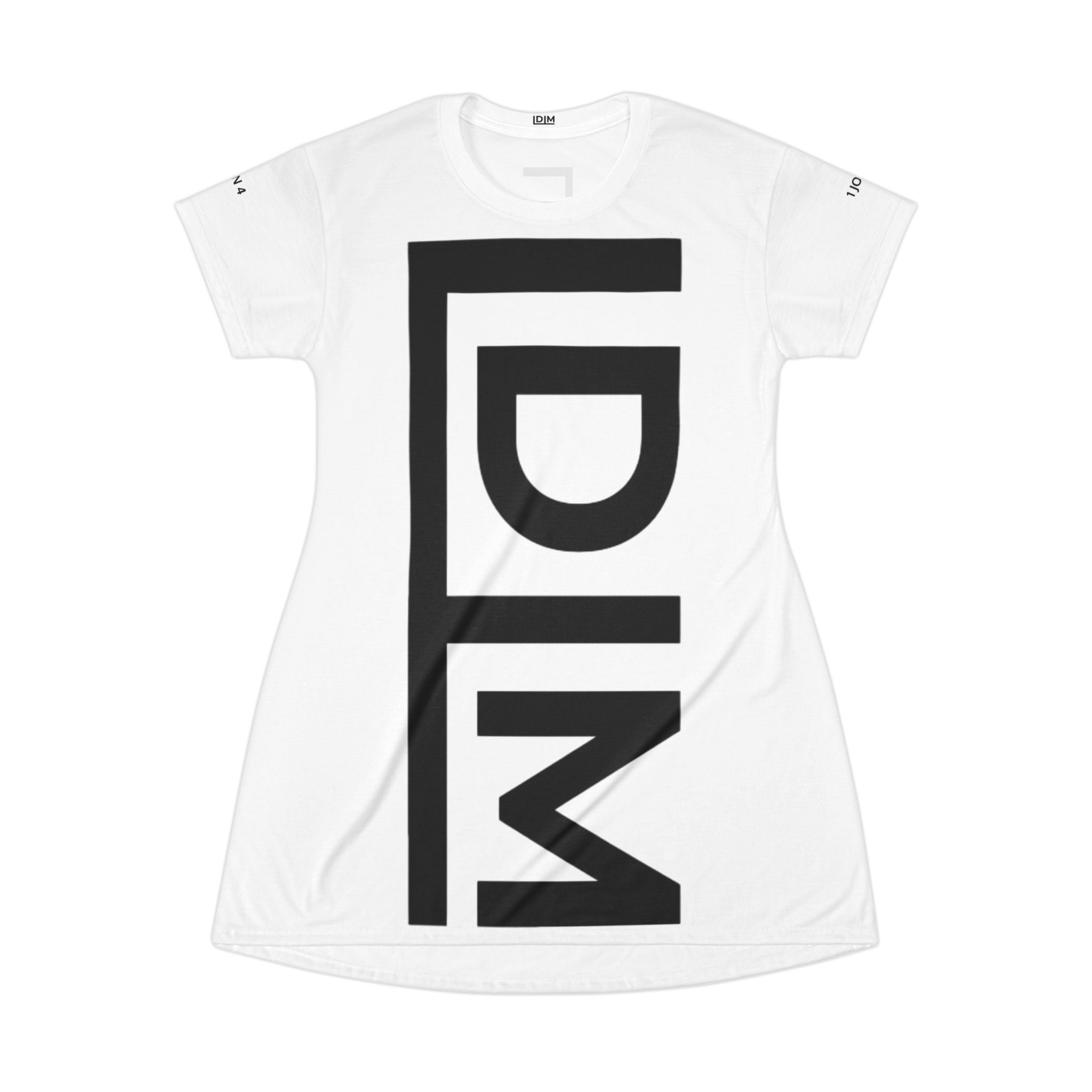 Love Died Loving Me - T-Shirt Dress (White)