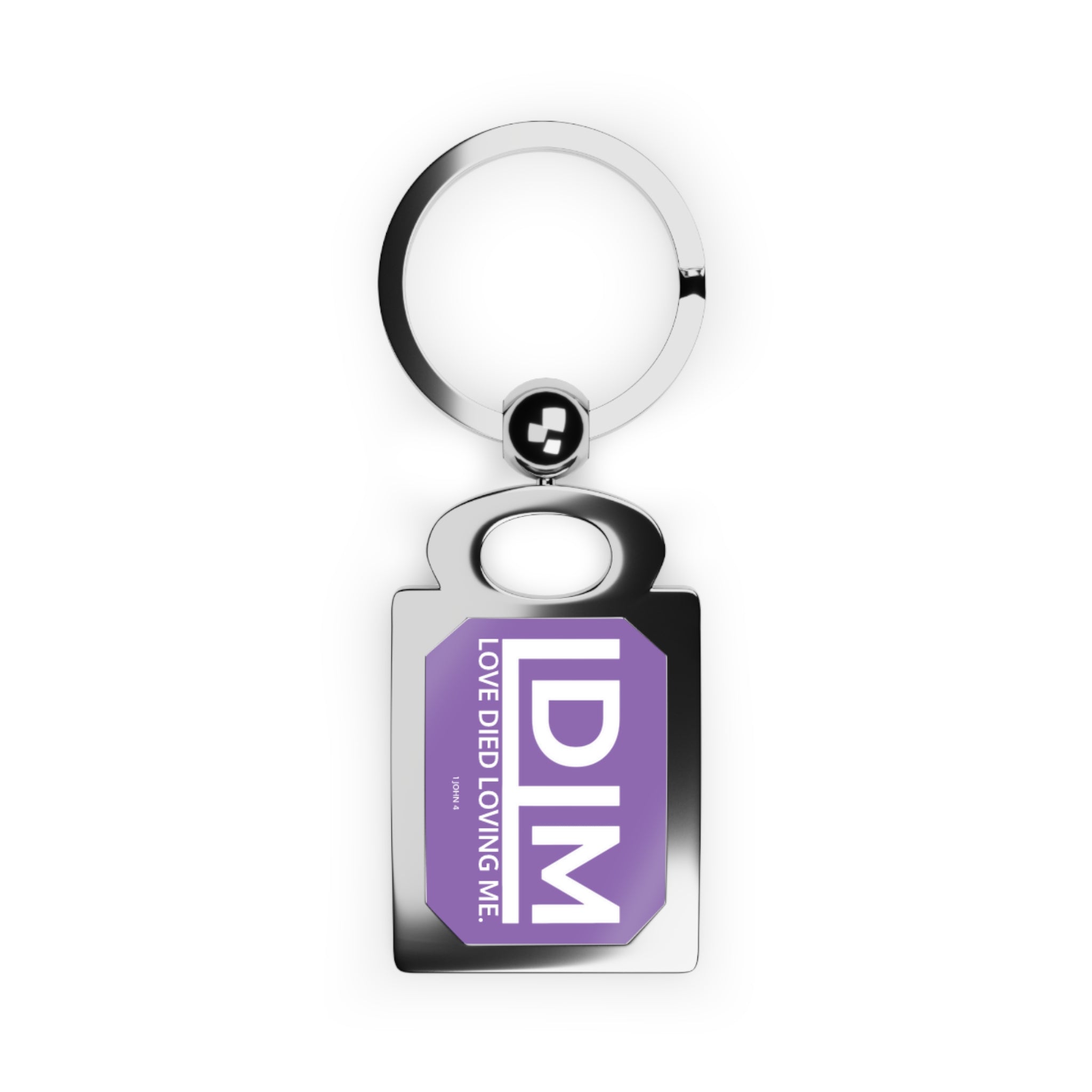 Love Died Loving Me - Keychain (Lavender/White)