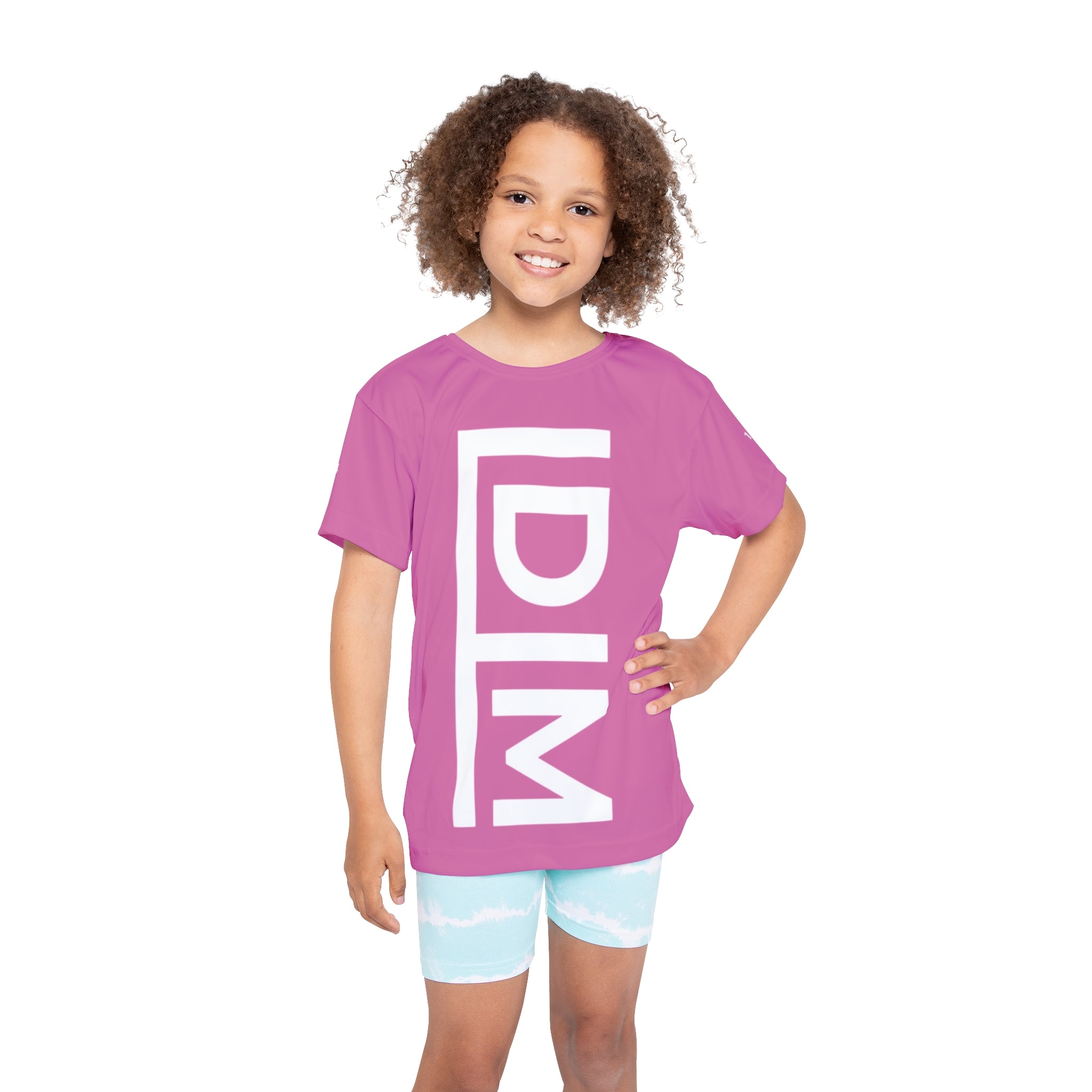 Love Died Loving Me - Girls Sports Jersey (Pink/White)