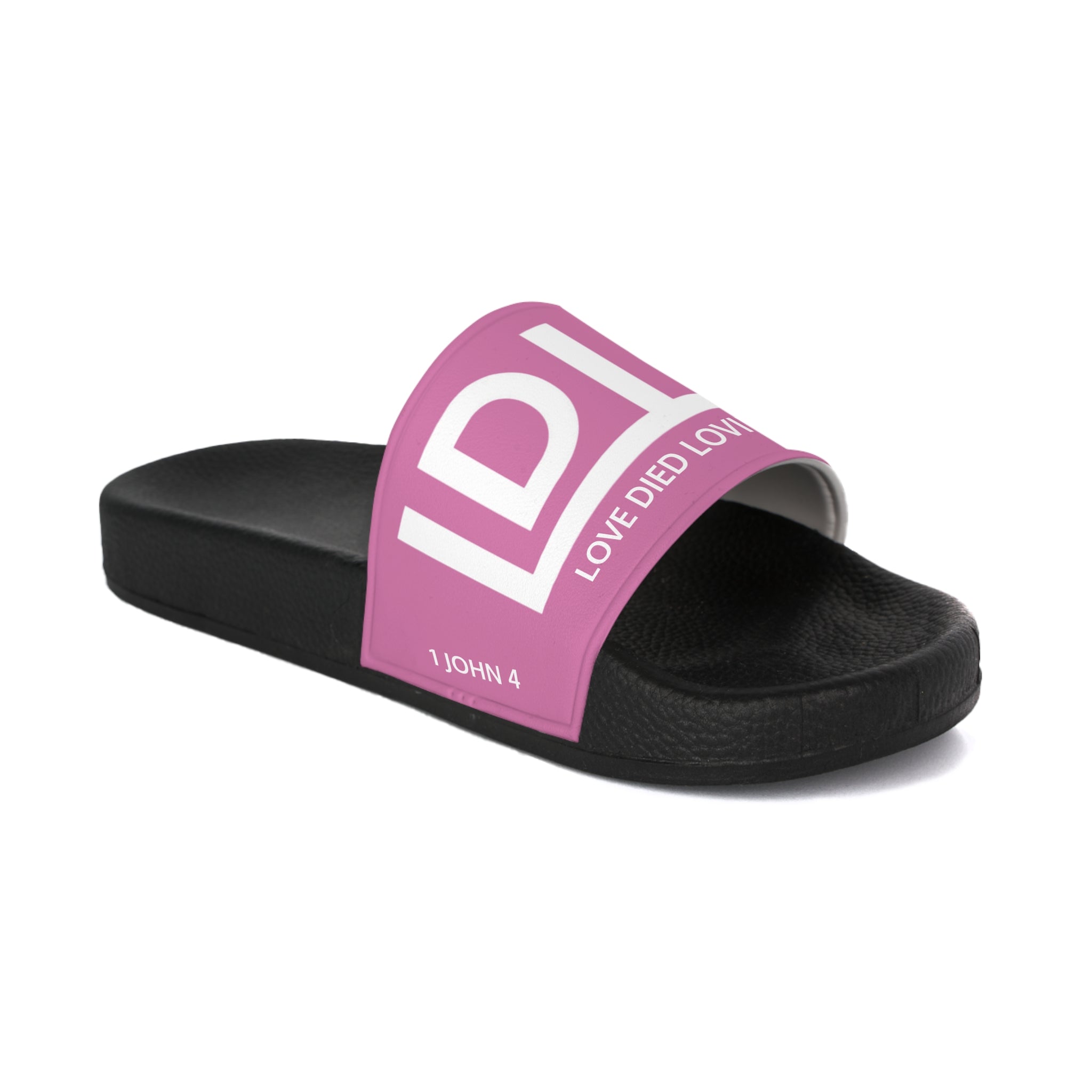 Love Died Loving Me - Women's Slides (Pink)
