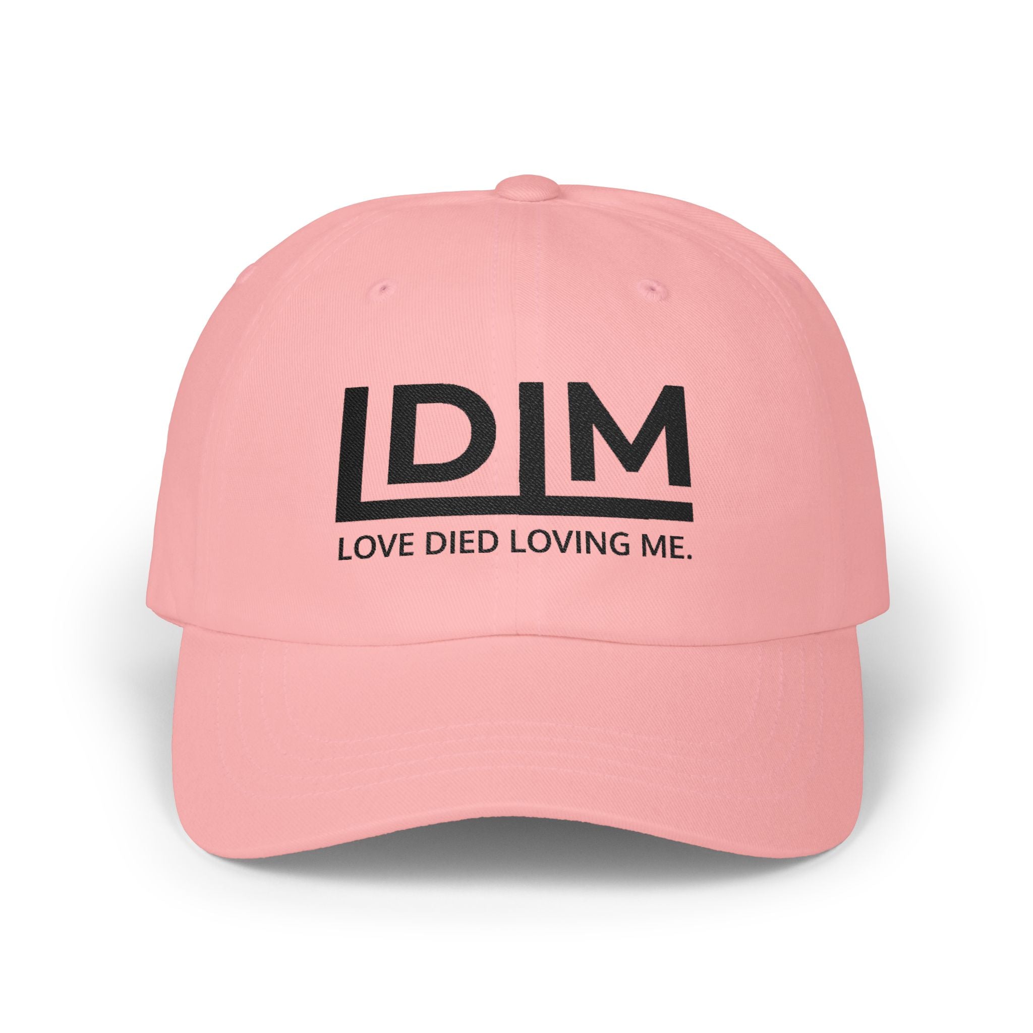 Love Died Loving Me - Baseball Cap (Black Logo)