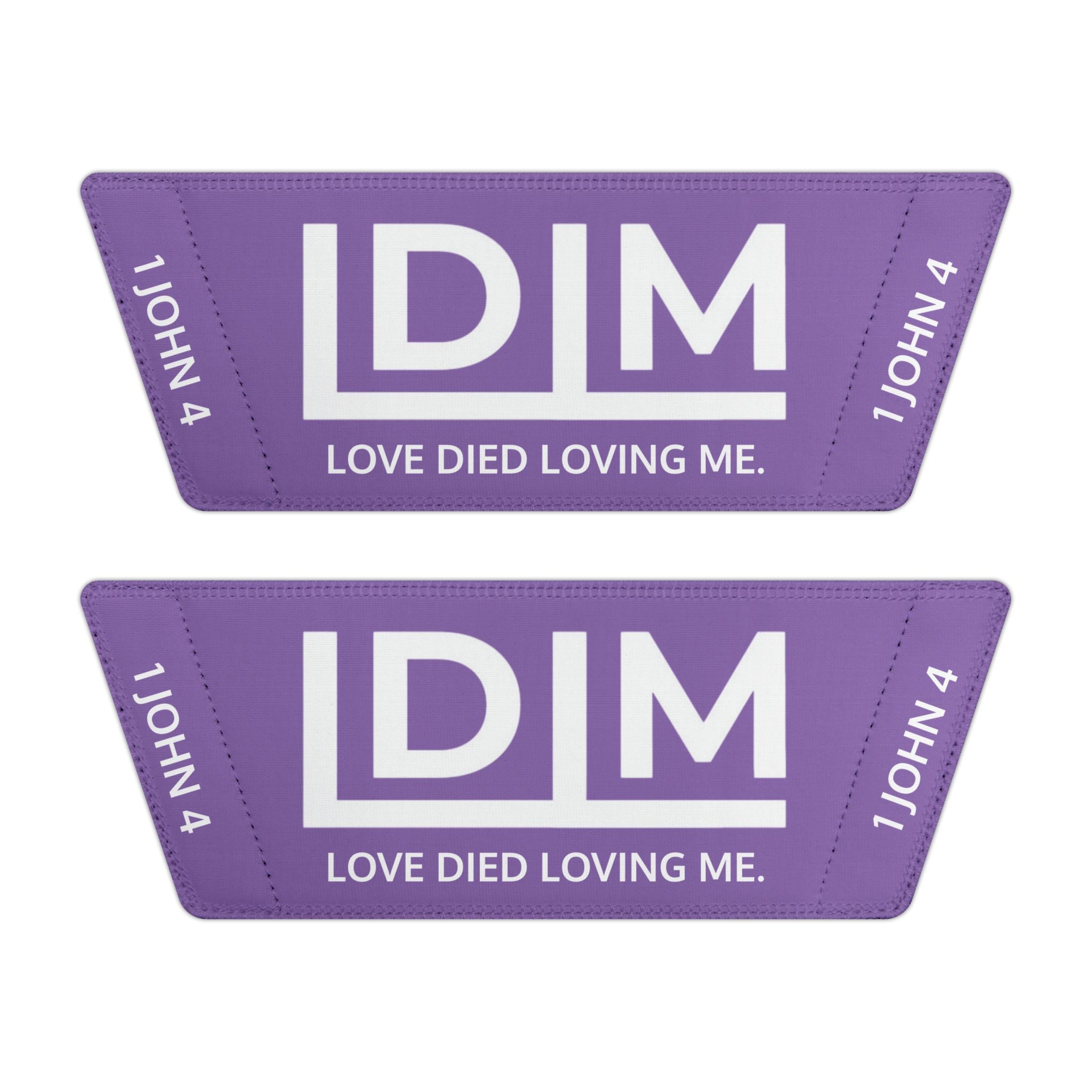 Love Died Loving Me - Women's Removable-Strap Slides (Lavender)