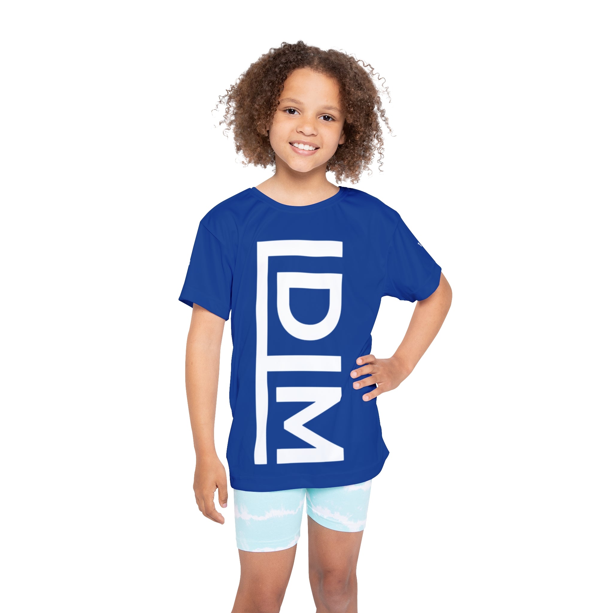 Love Died Loving Me - Kids Sports Jersey (Royal Blue/White)